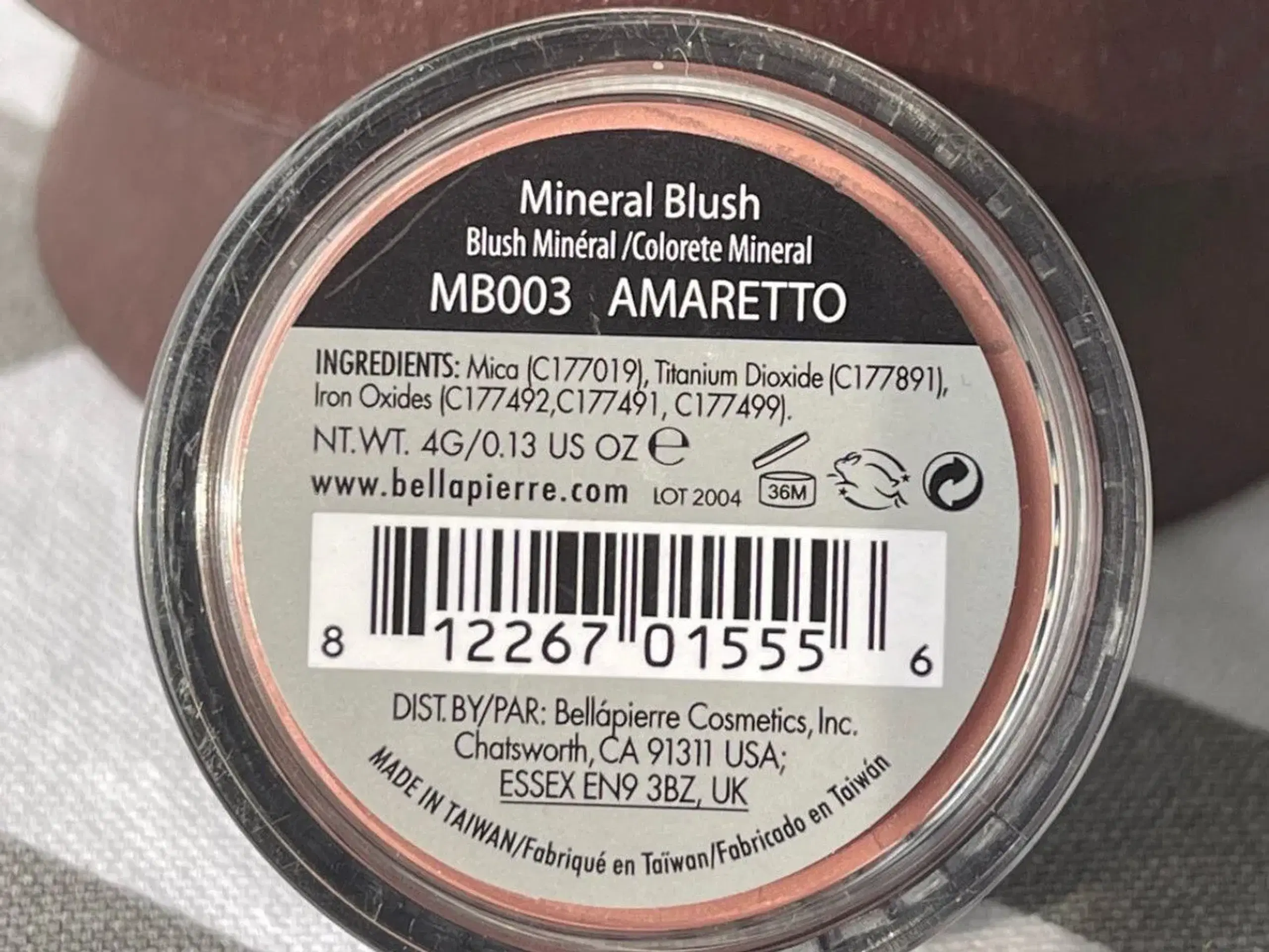 Mineral blush og blush pensel