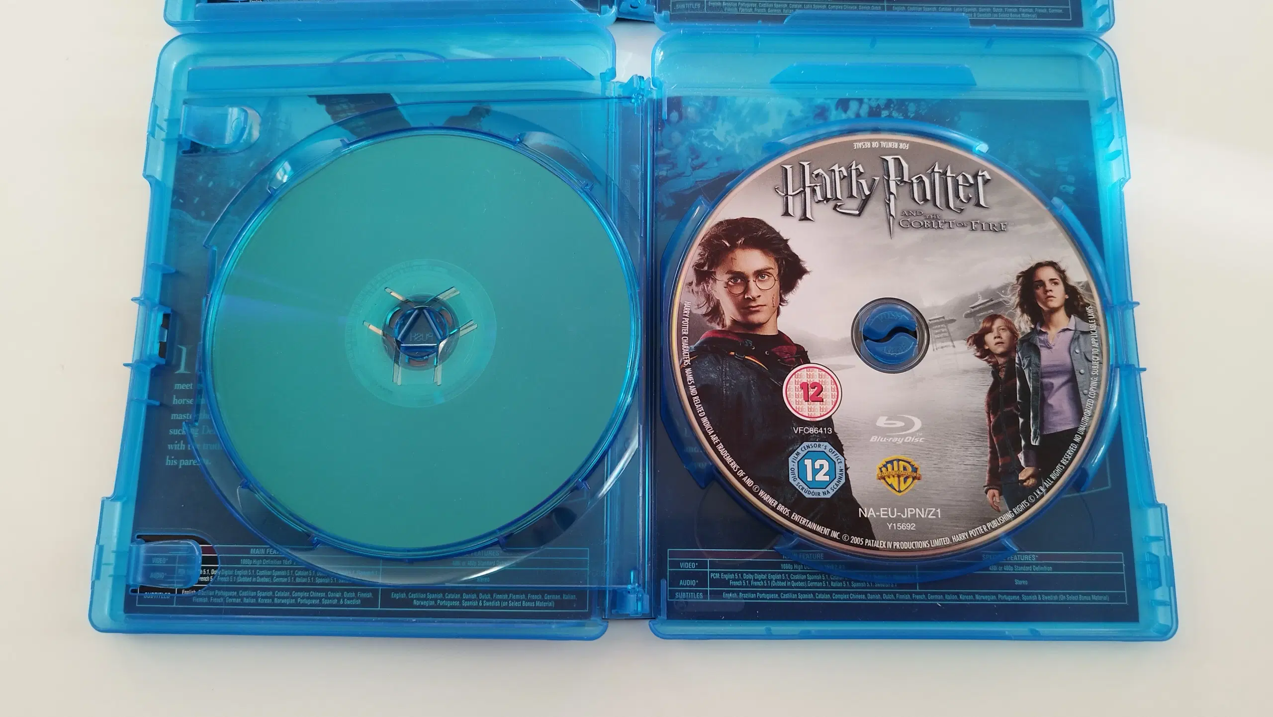 Harry Potter Blu-ray disk bokssæt (Year 1 - 6)