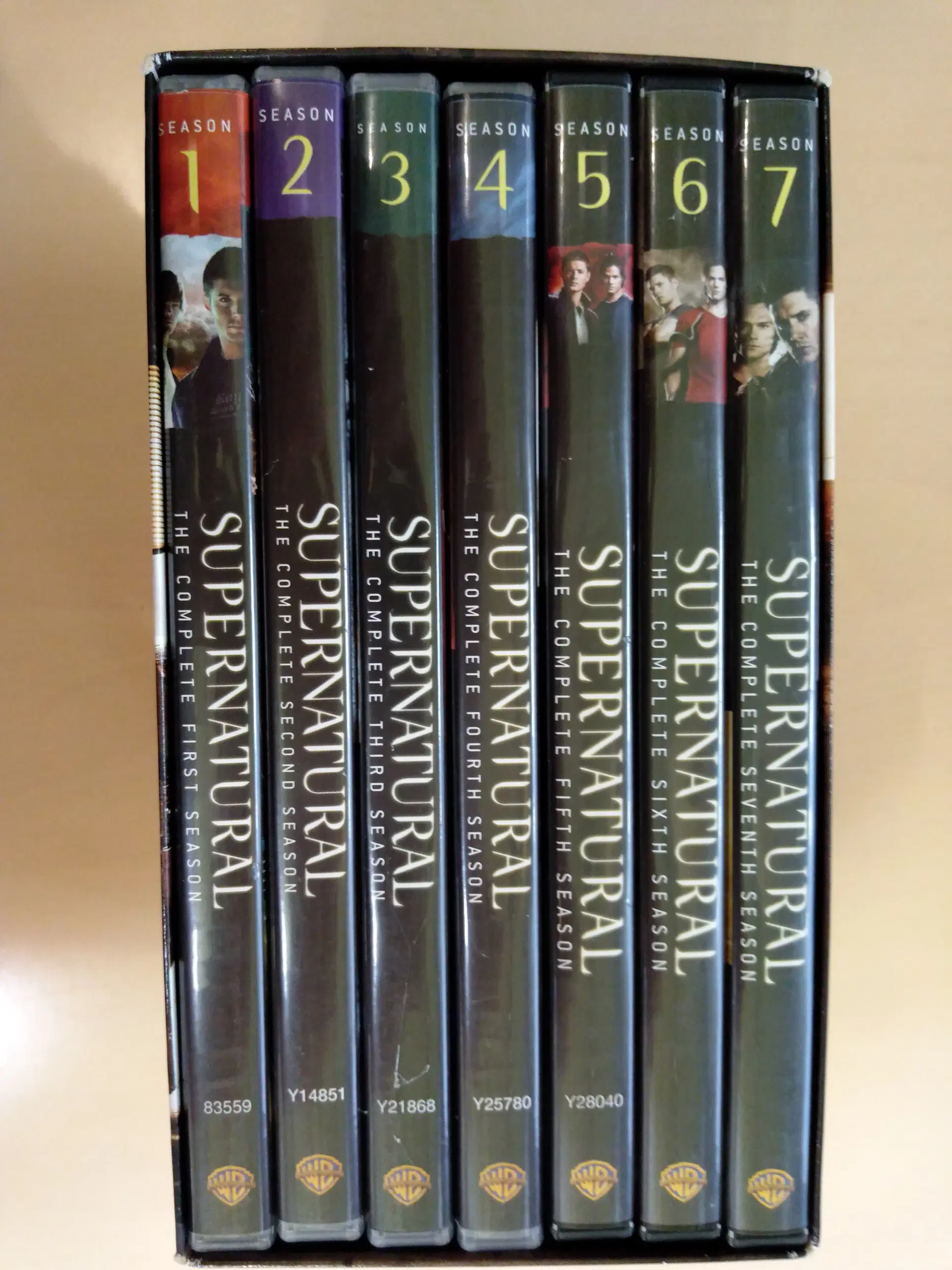 DVD Supernatural sæson 1 - 7