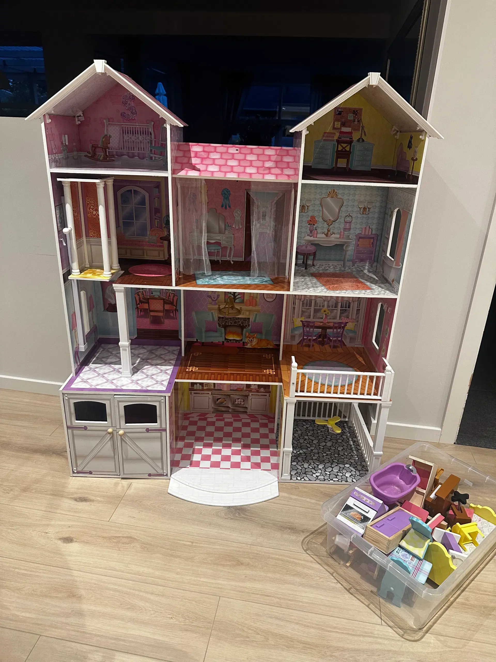 Stort Barbie hus