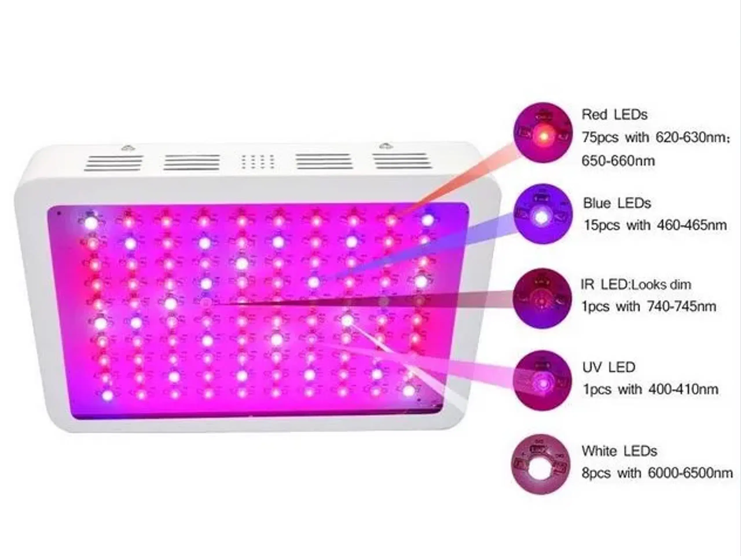 DILIYA - 300W 100 LED Plant Grow Plant