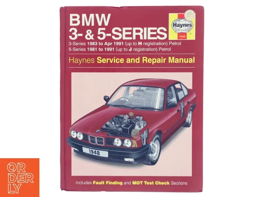 BMW 3-  5-Serie Reparationshåndbog fra Haynes