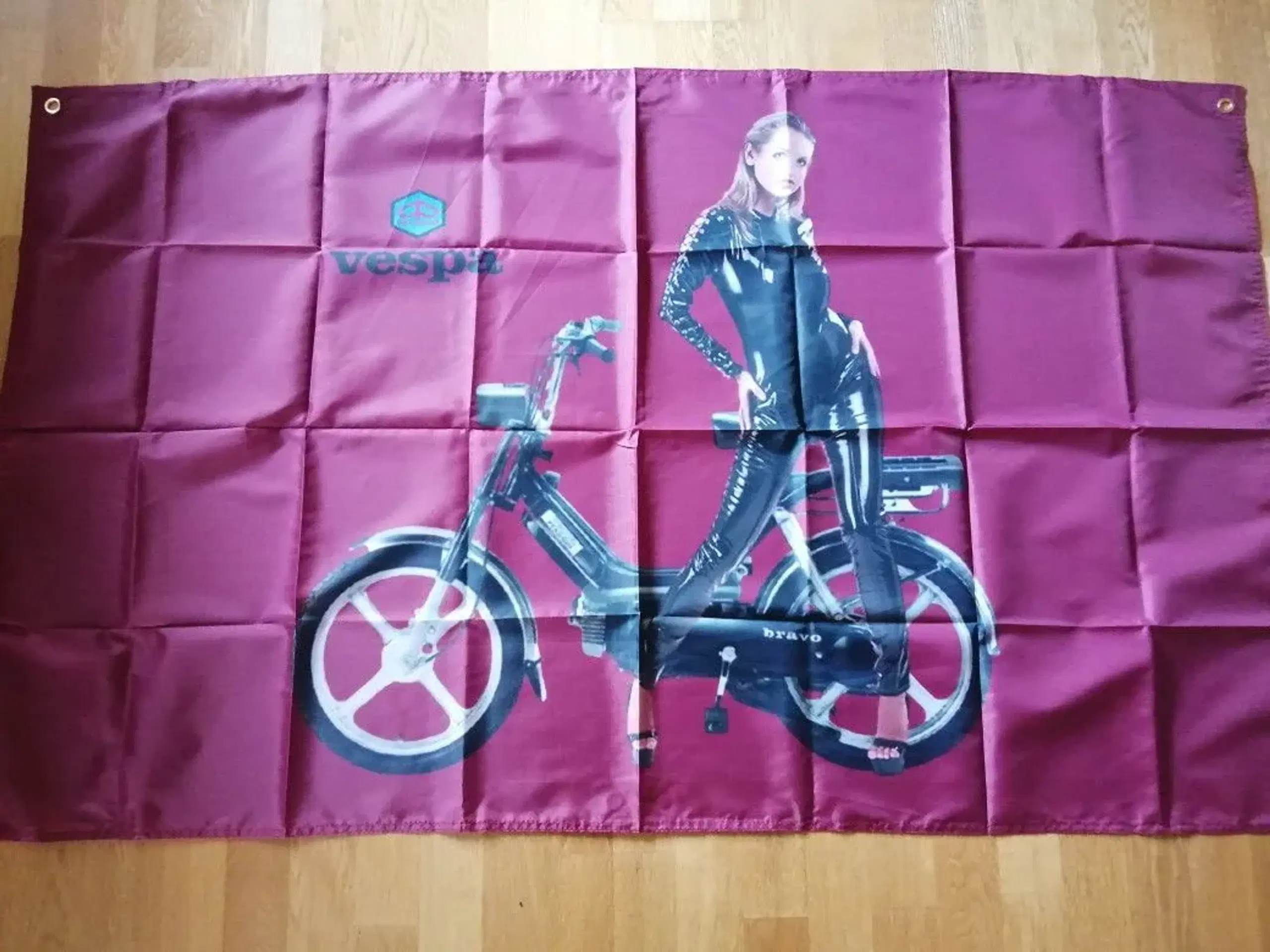 vespa piaggio ciao bravo banner 150-90cm 300kr Må