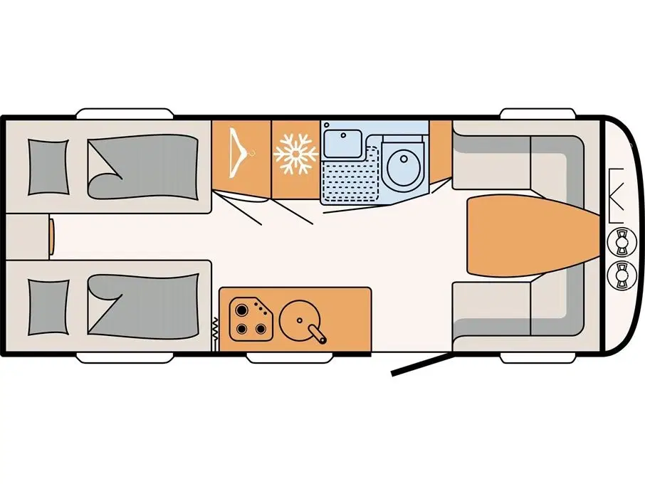 2023 - Dethleffs Nomad 510 LE   Flot næsten ny Nomad i flot design og med meget udstyr