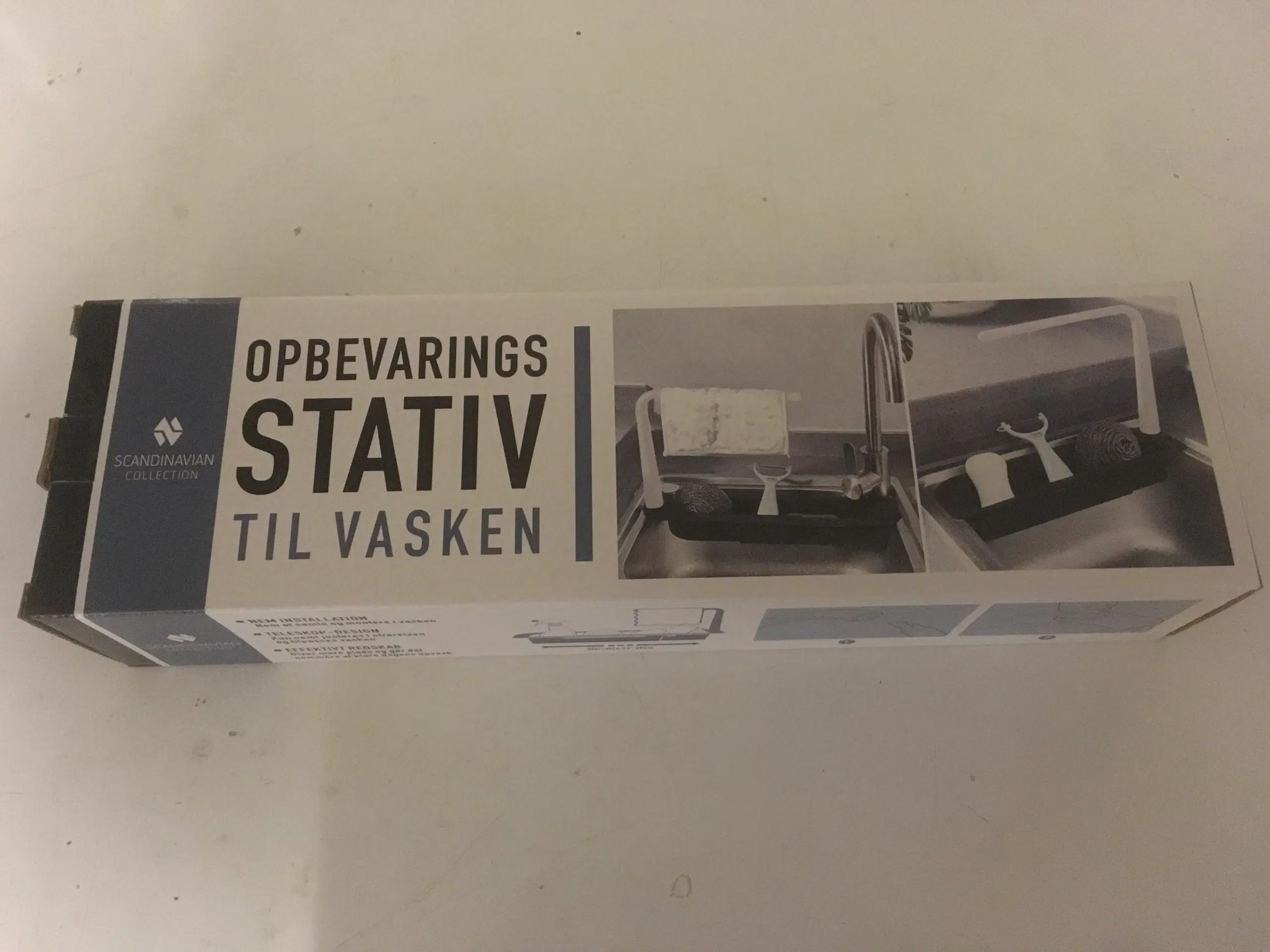 Opbevaringsstativ til vasken