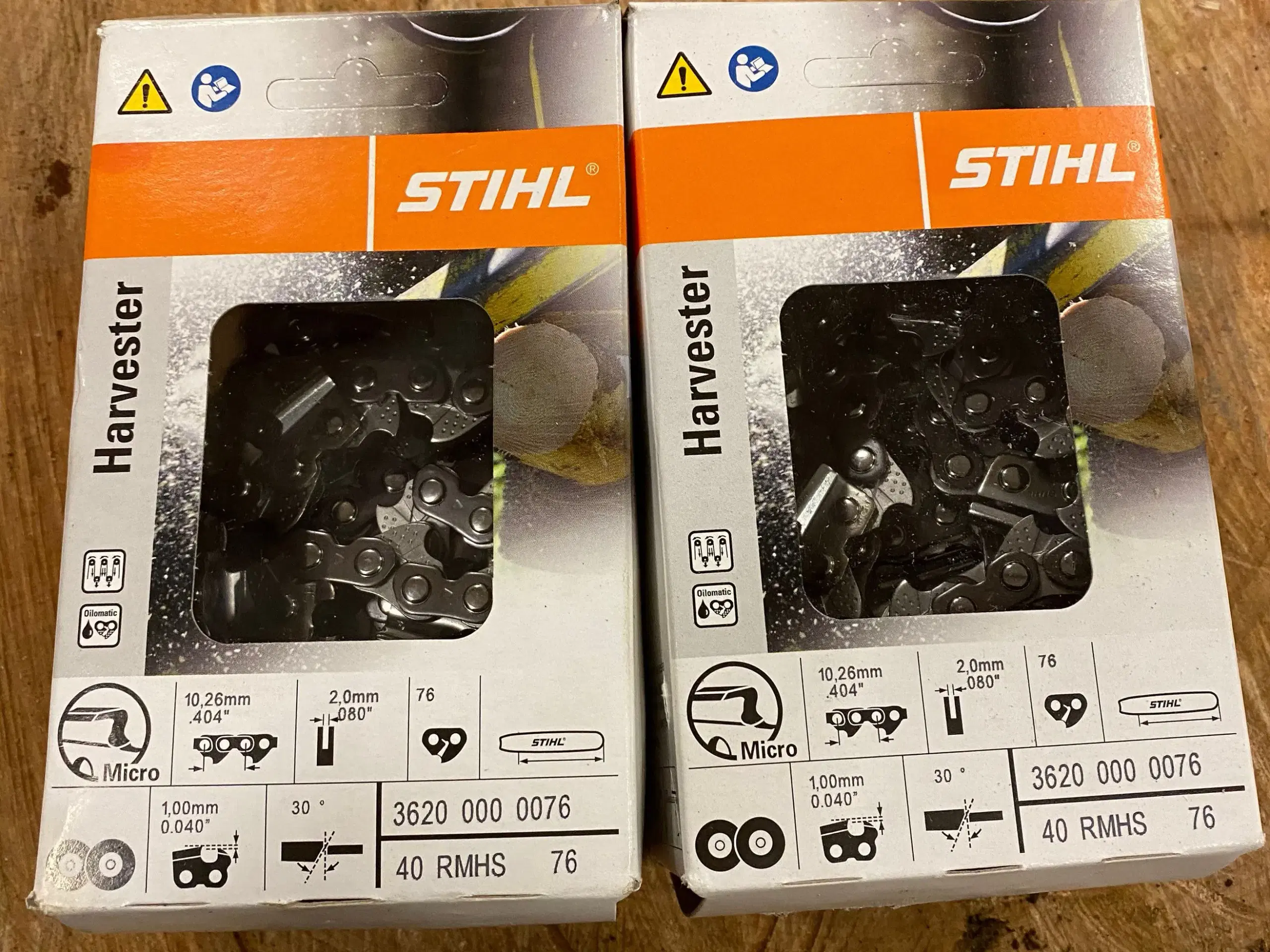 Stihl harvester 76 led sav kæde