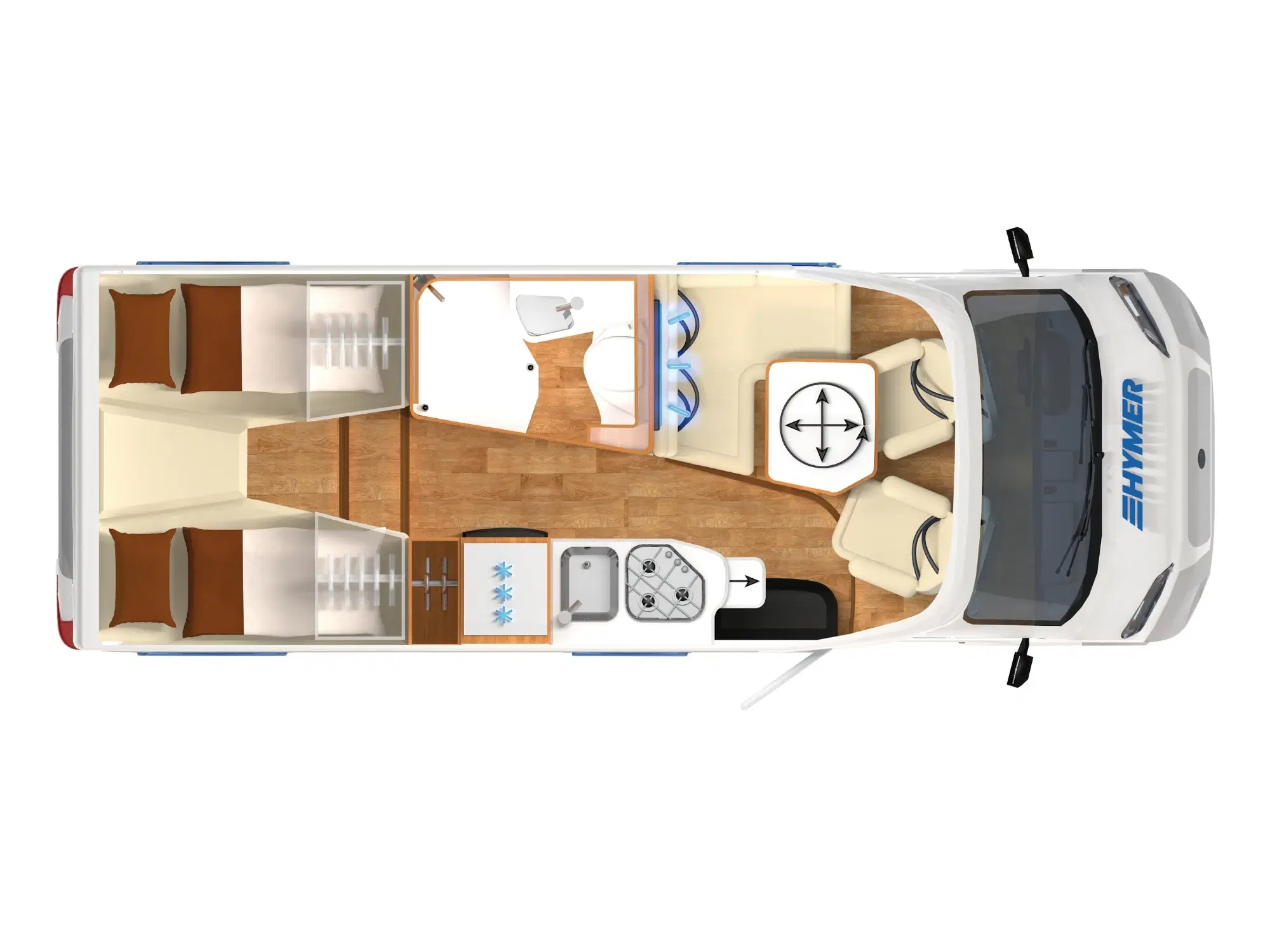 VOGN 8 | Autocamper udlejes | HYMER- EXSIS T580