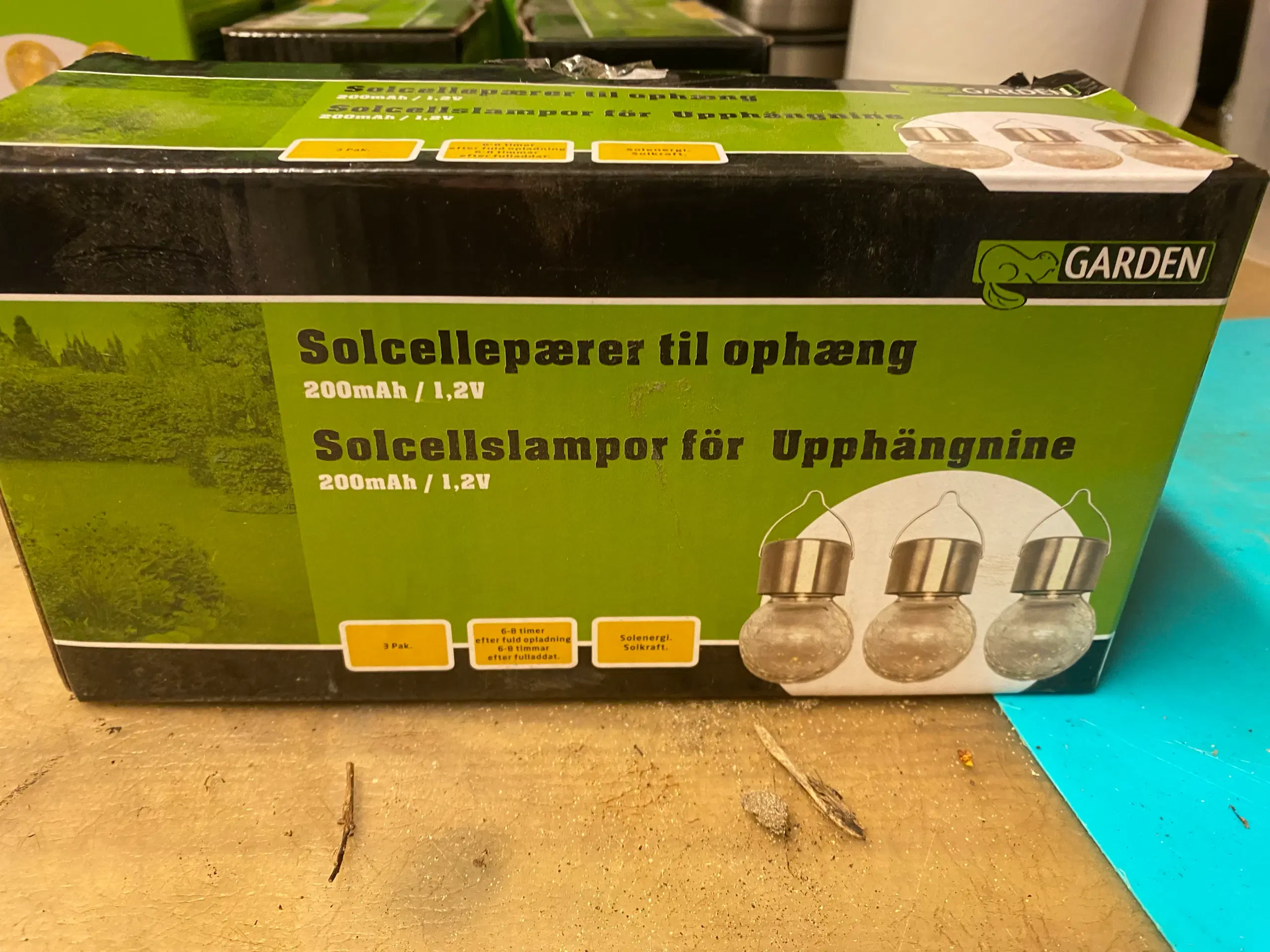 Solar have fakler og lamper