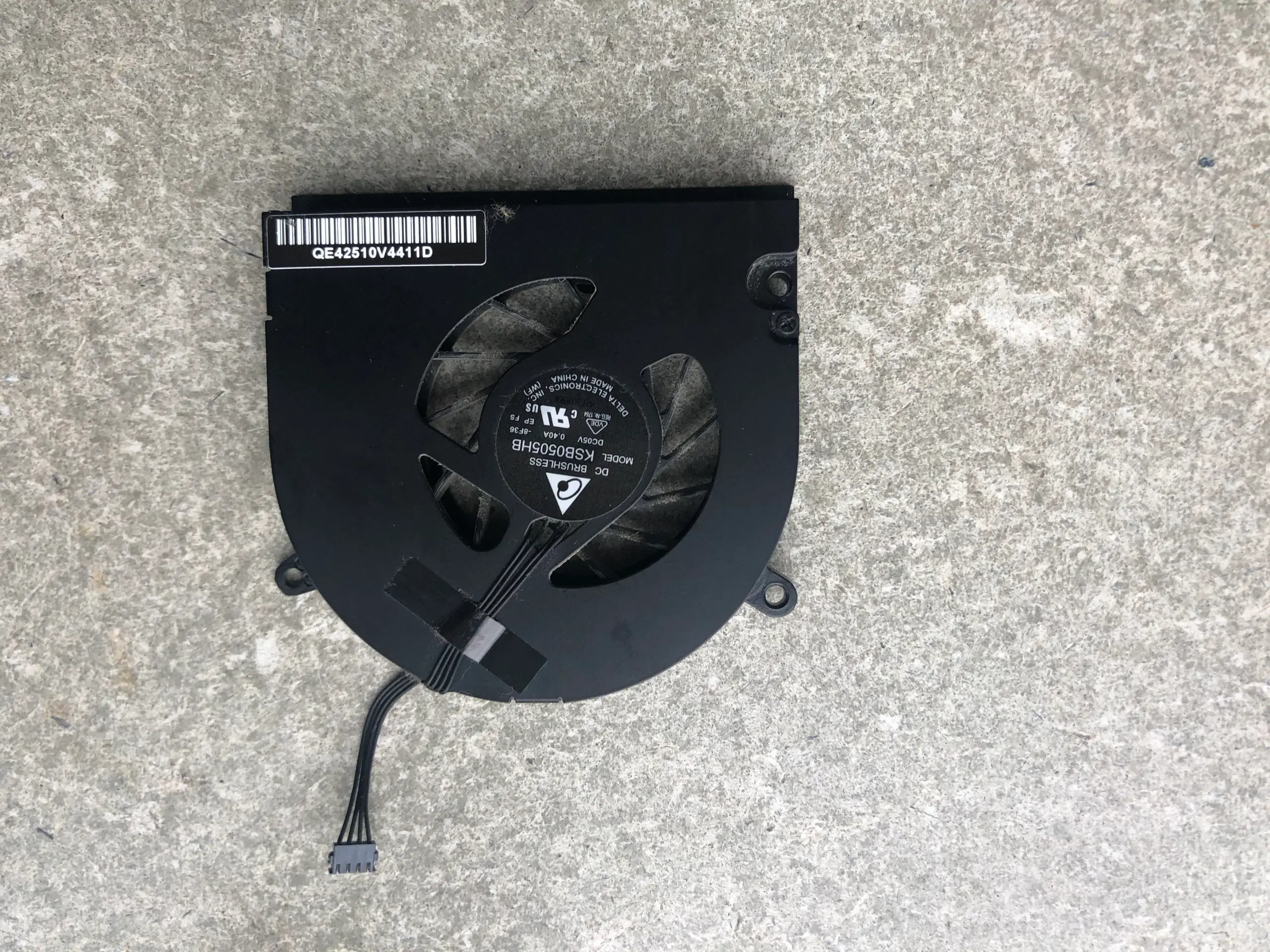 Fan  til MacbookPro KSB0505HB