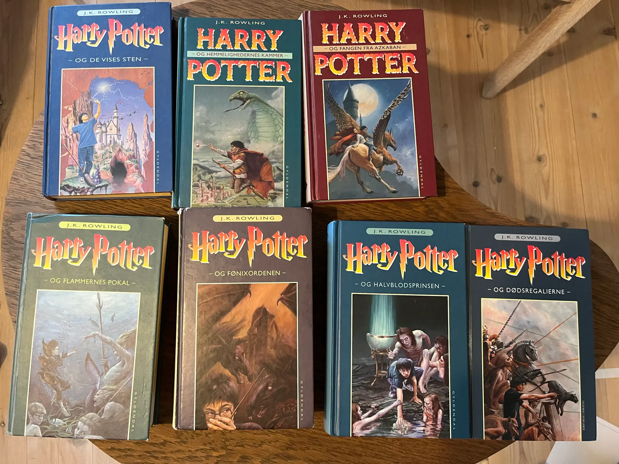 Harry Potter bøger 1-7 dansk hardback