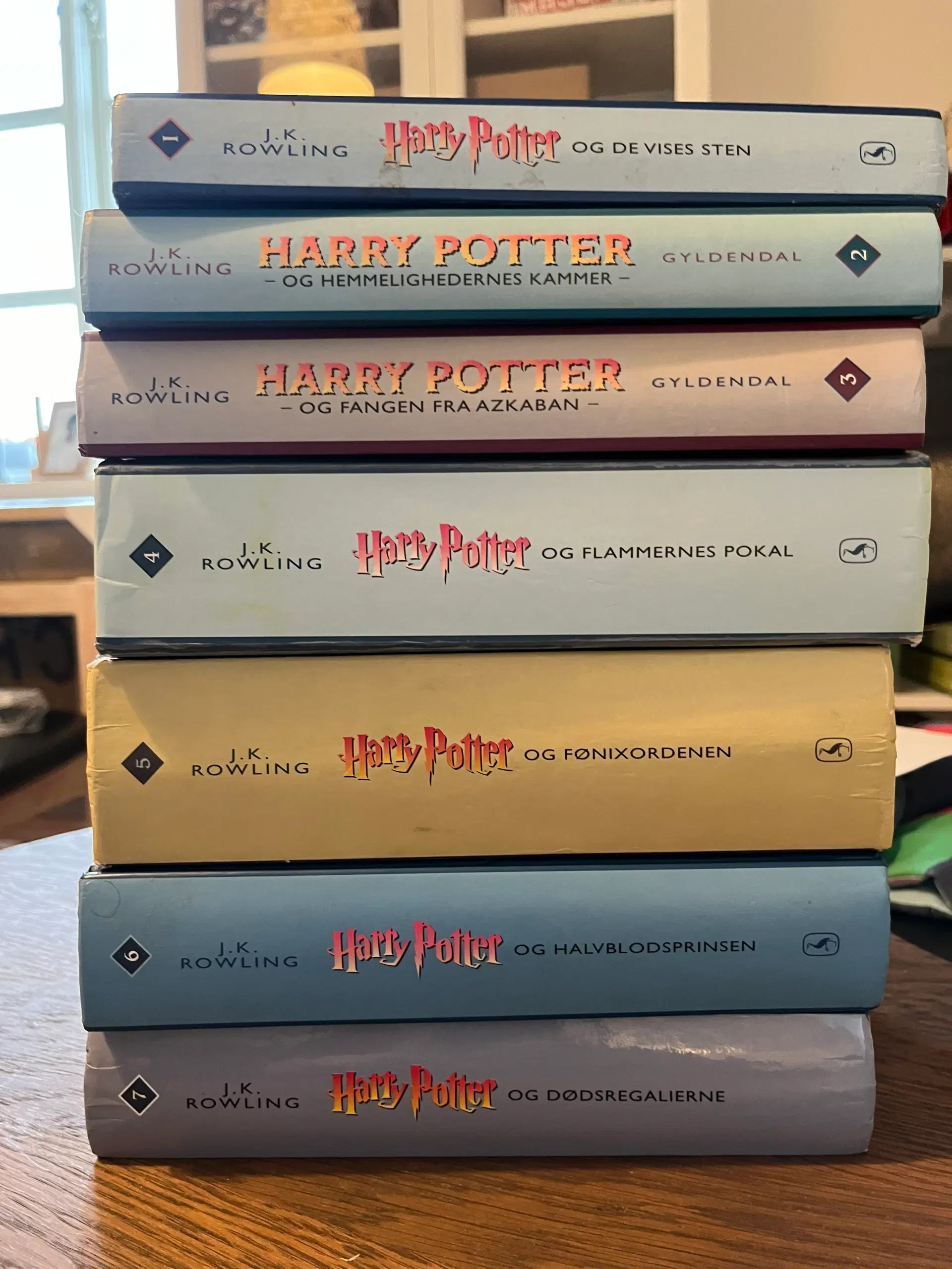 Harry Potter bøger 1-7 dansk hardback