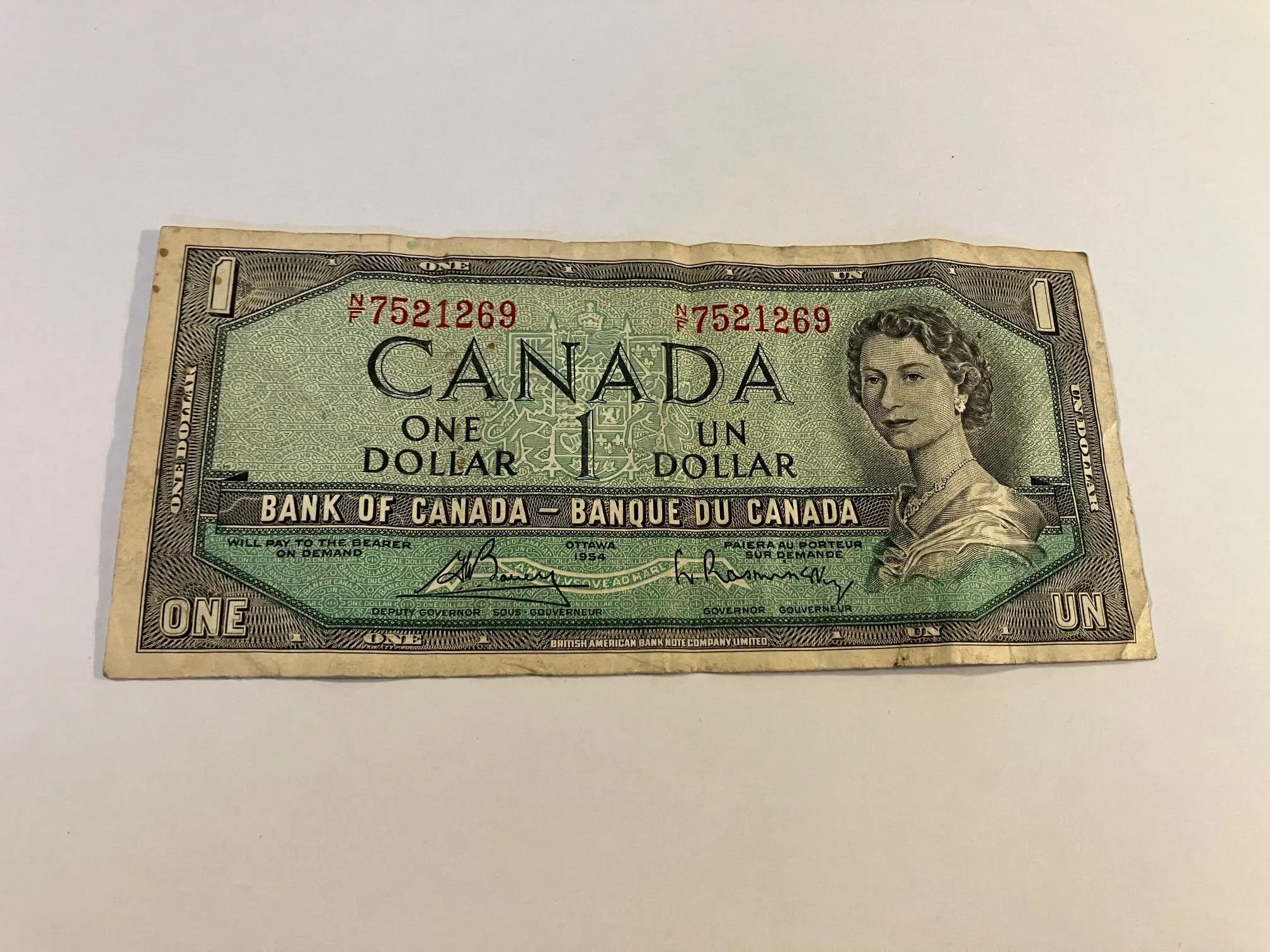 One Dollar Canada 1954