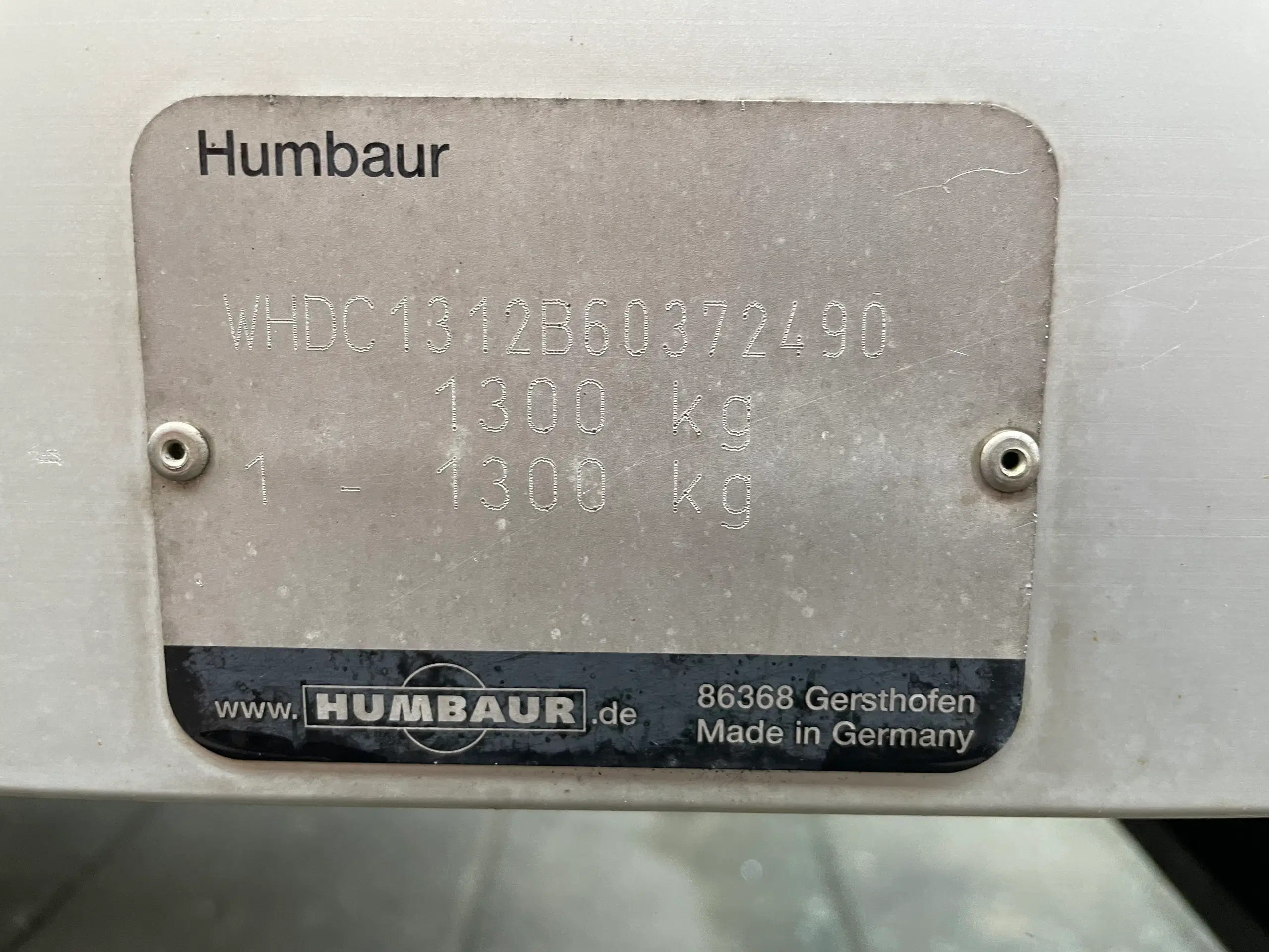 NYSYNET Humbaur 1300 kg trailer