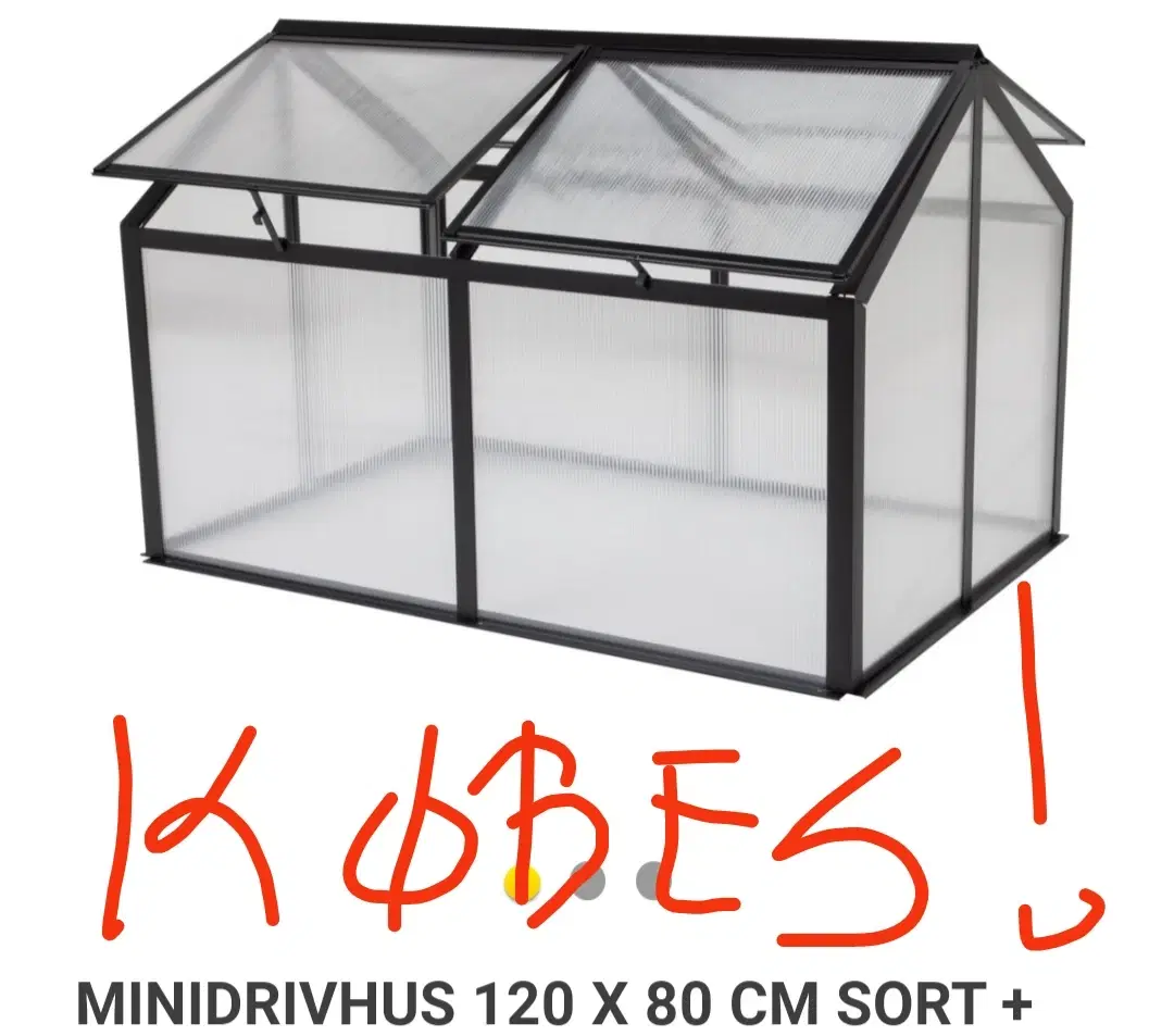 Købes mini drivhus