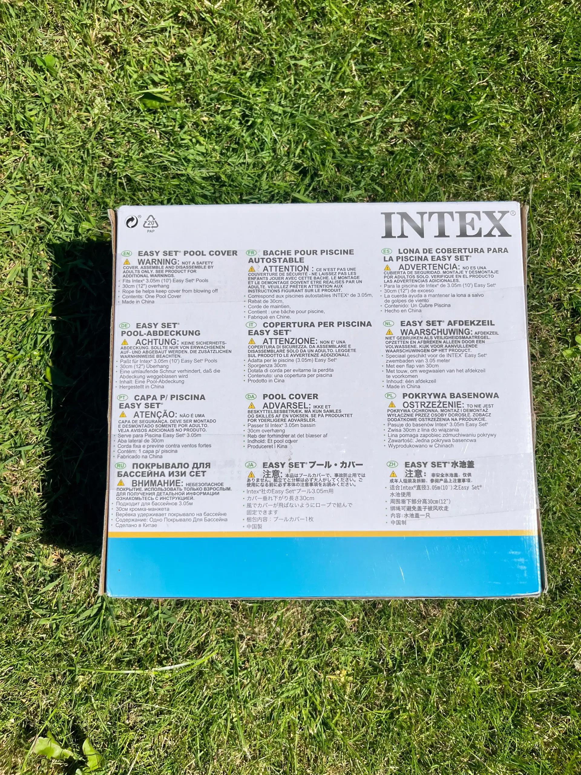 Intex poolcover