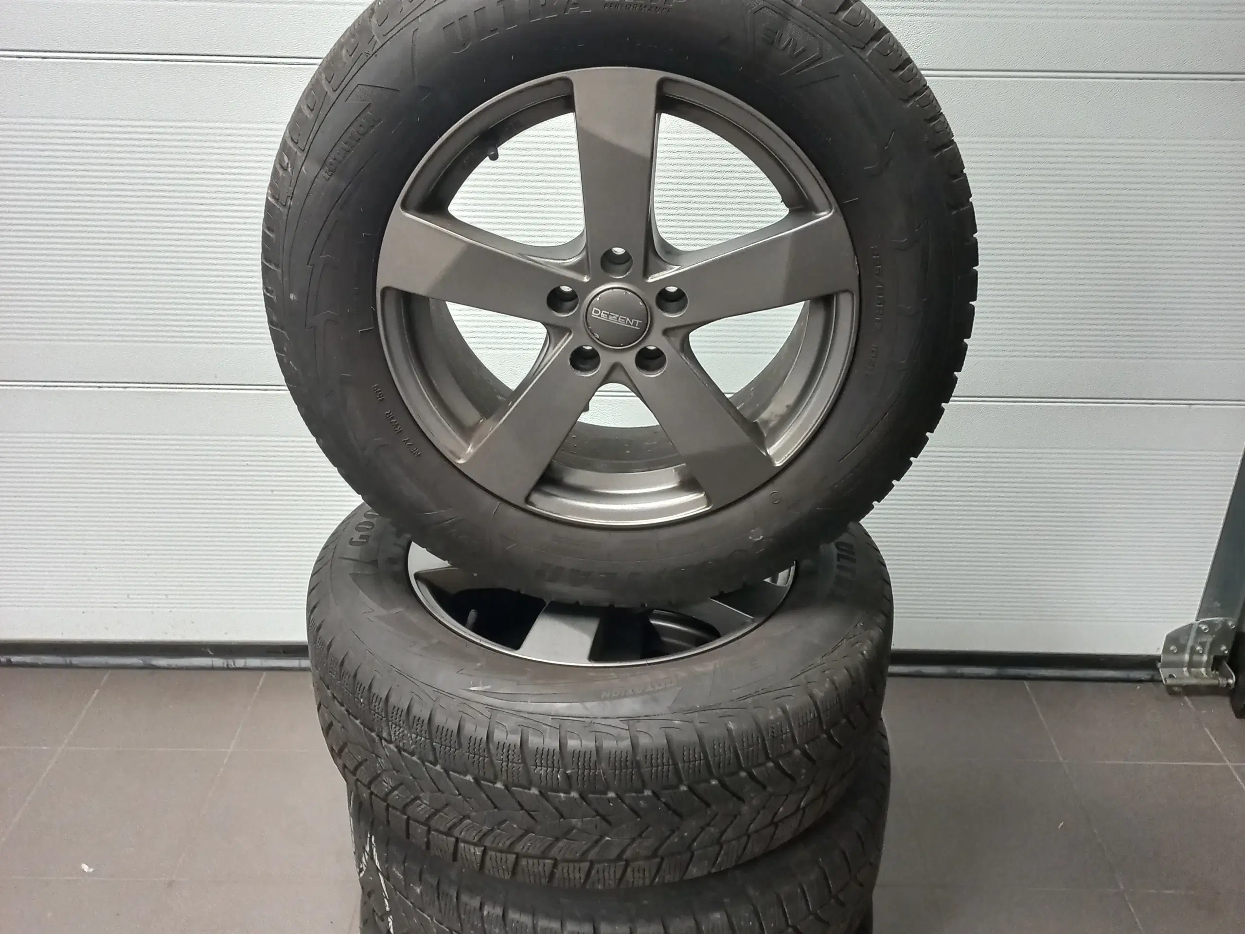 Alufælge 5x 112 m Goodyear Vinterdæk 225/65R17