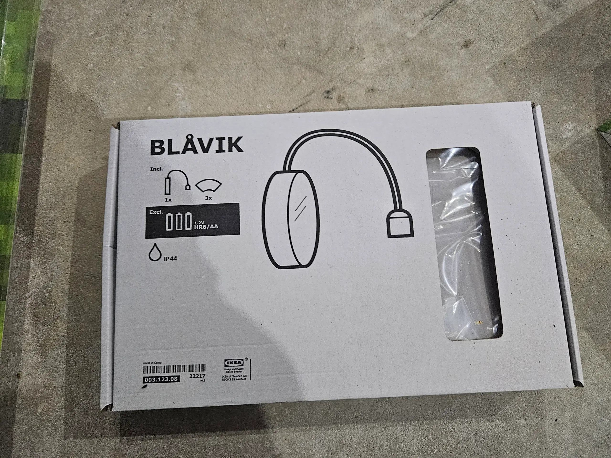 IKEA BLÅVIK LED væglampe med spejl