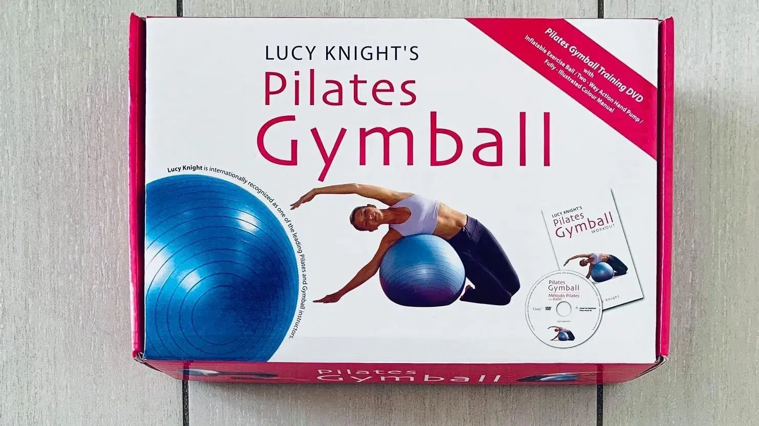 Træning Pilates gymball dvd og bold - NY