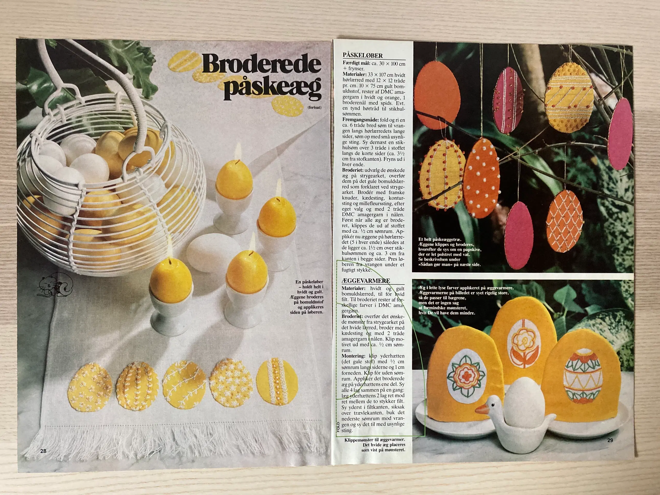 Mønster: Påskeæg incl AOH strygemønster 4/1982