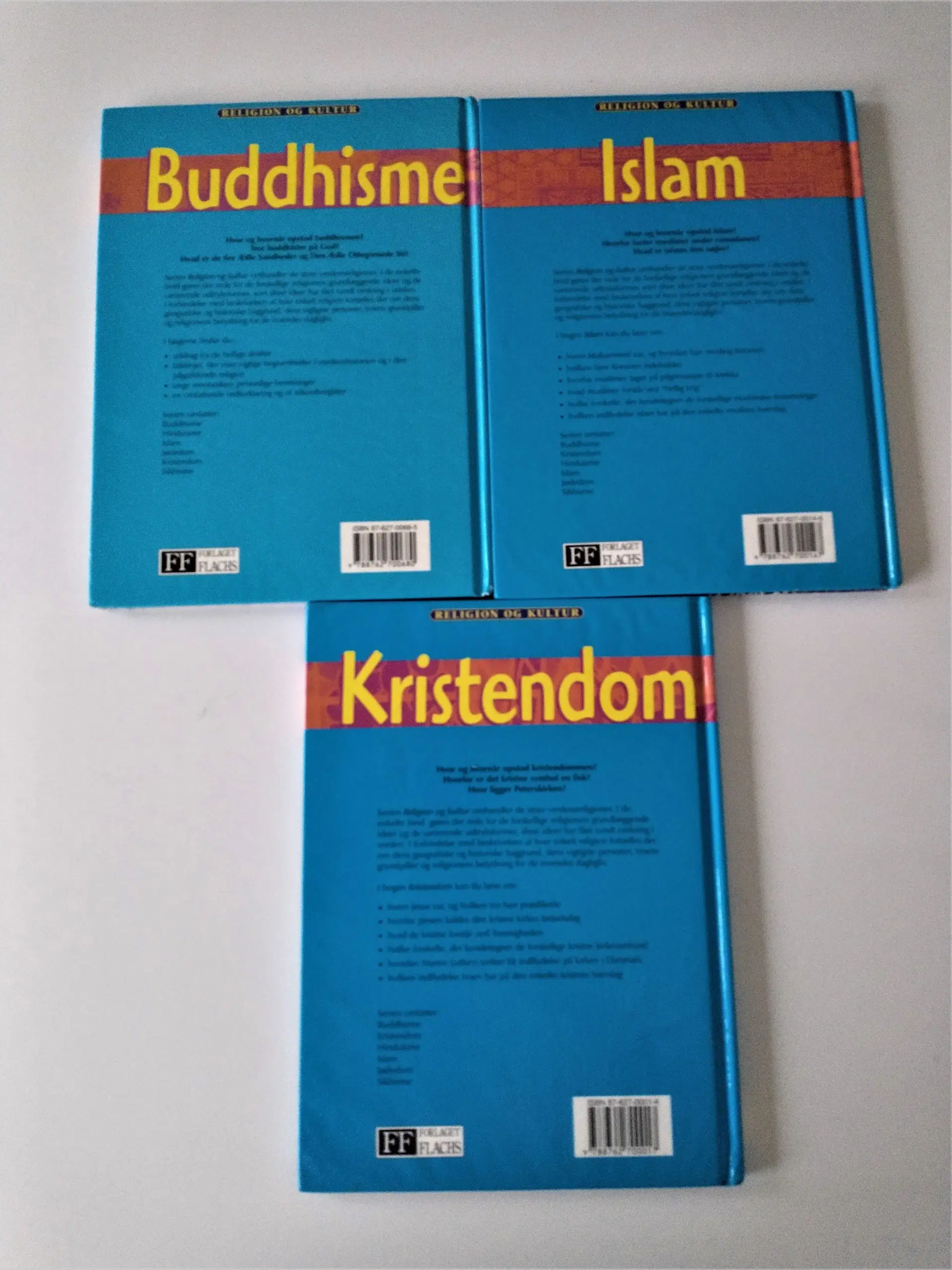 Buddhisme + Islam + Kristendom (3 bøger)