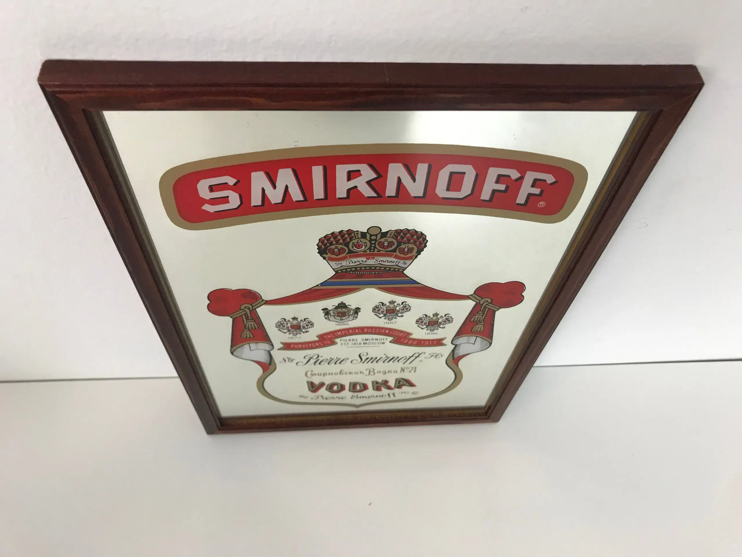 'Smirnoff Vodka' spejl