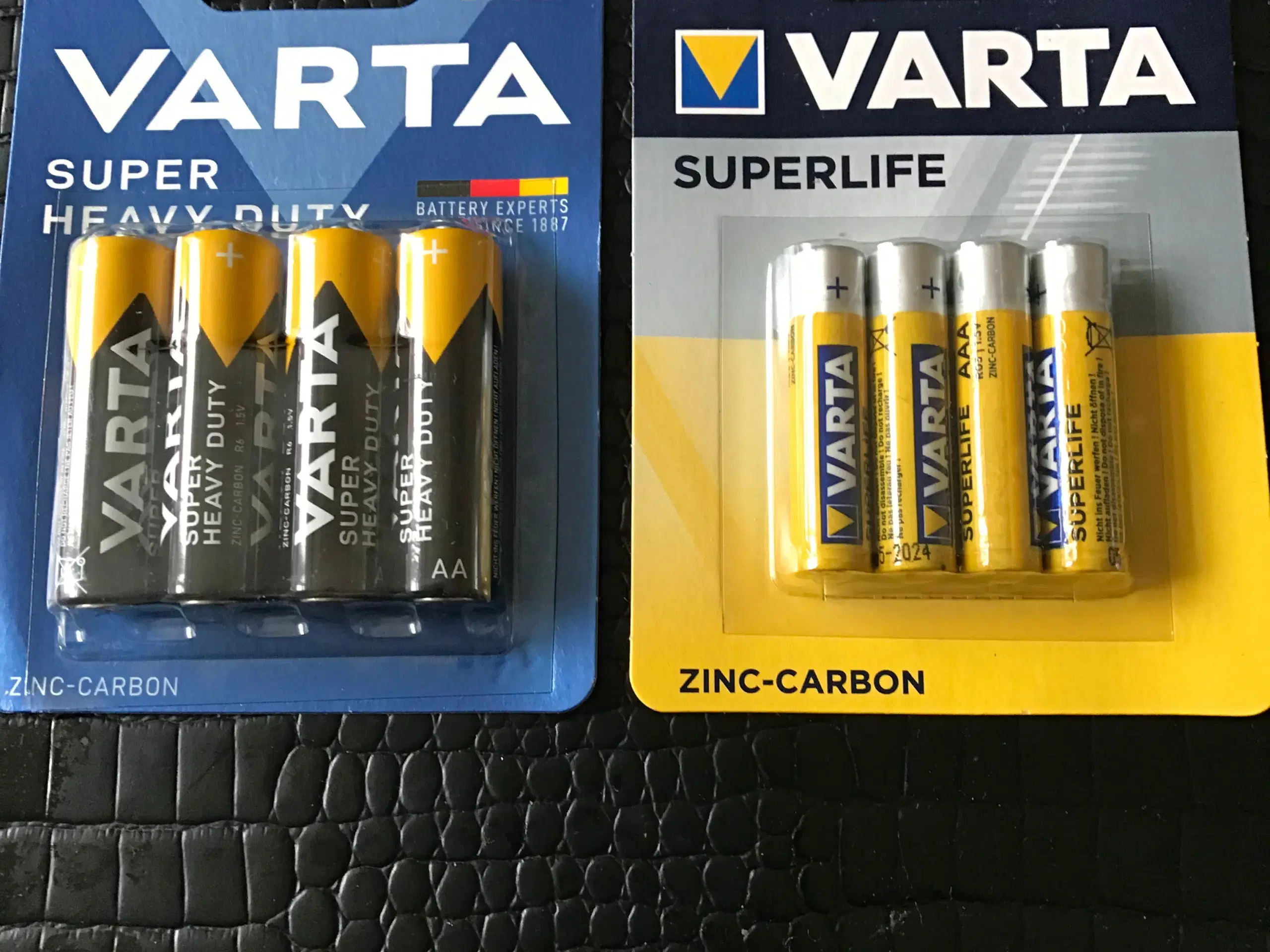 Varta AA og AAA batterier