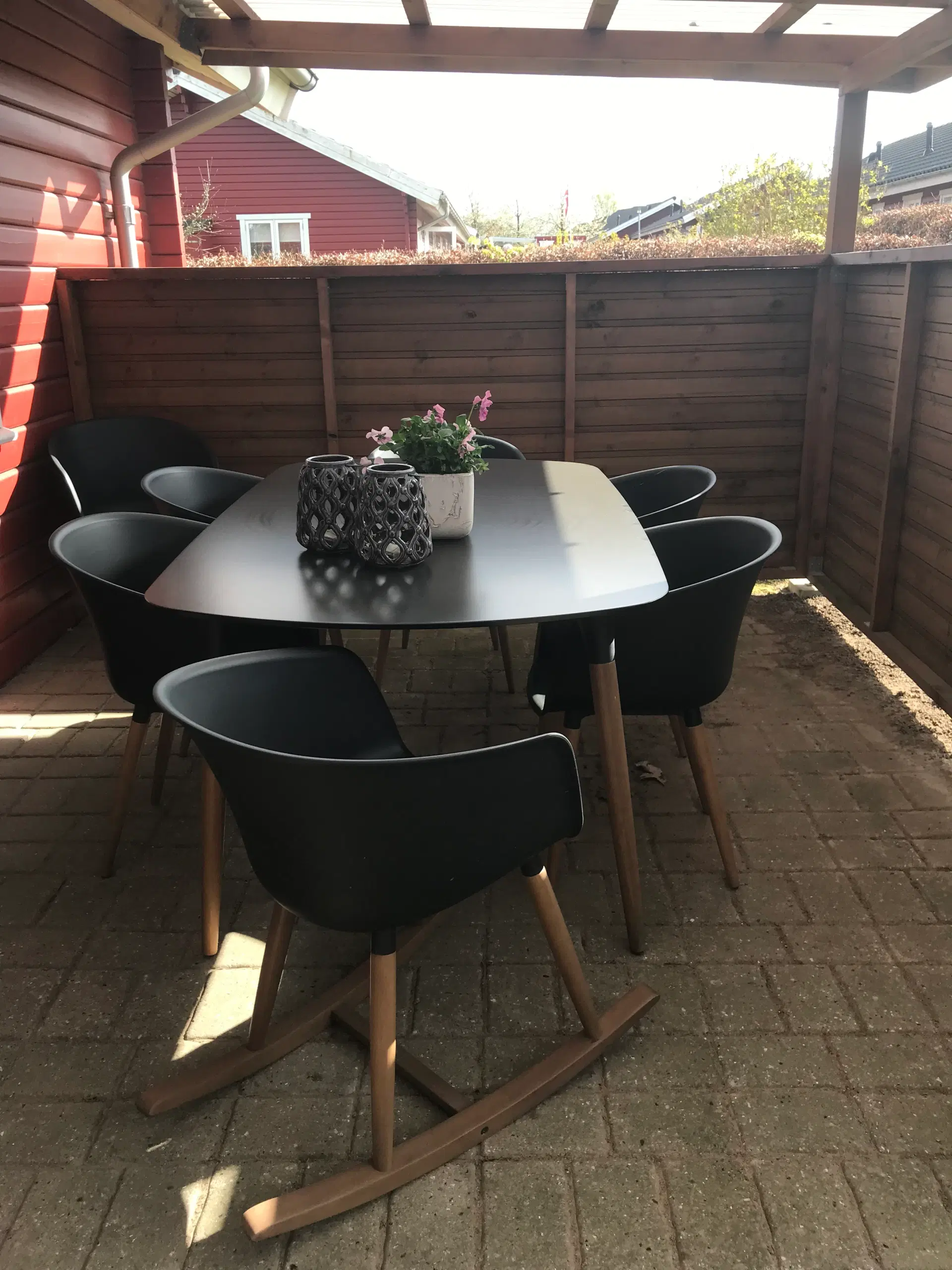 Overdækket træterrasse 3x2x8 (BxHxL)