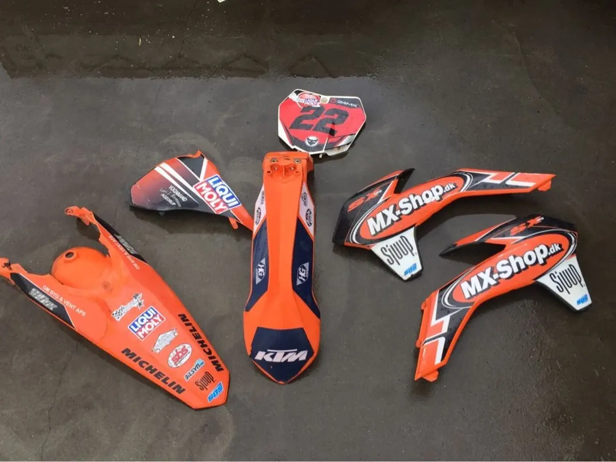 Skjoldsæt KTM 125