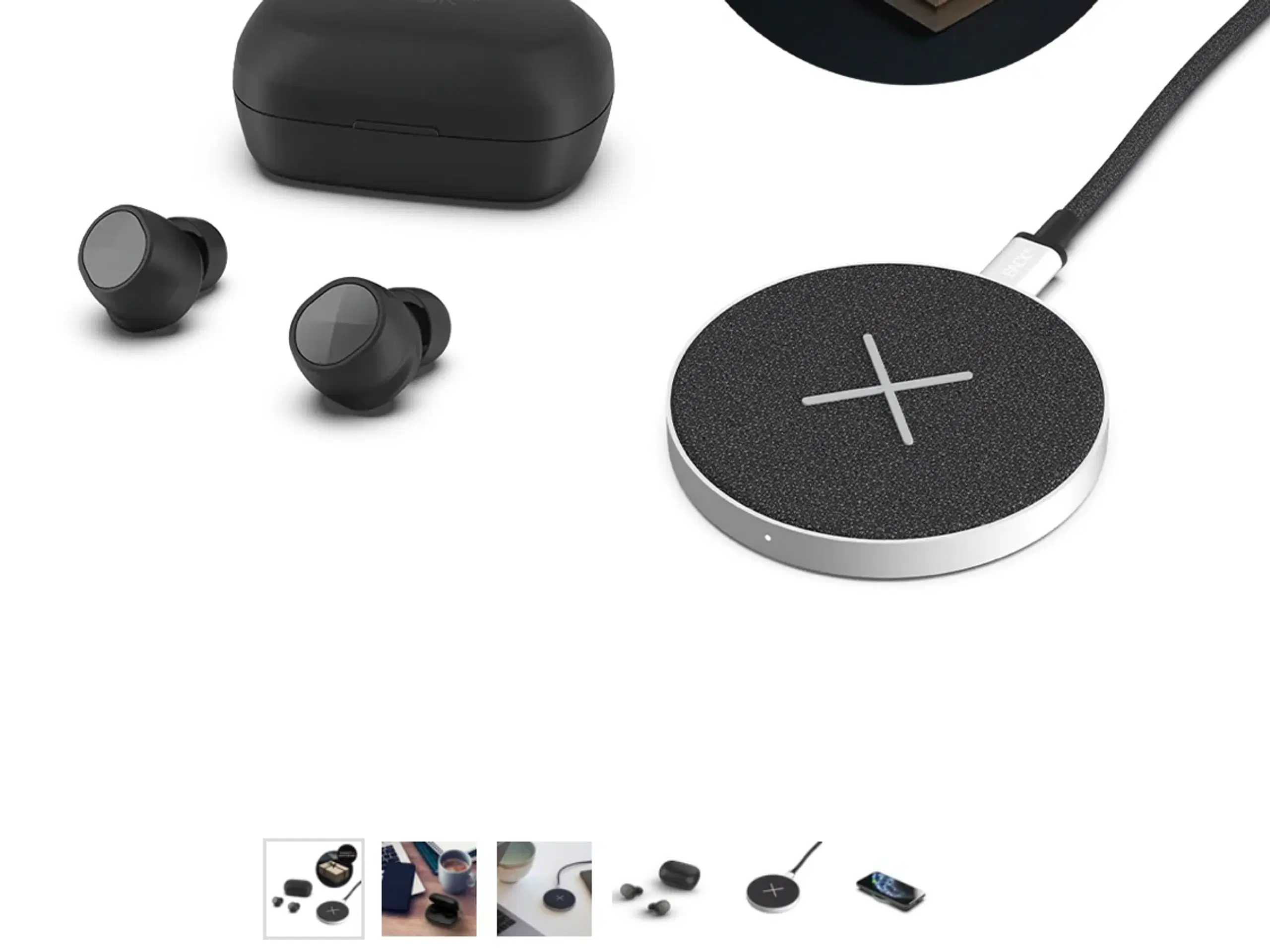 Sackit giftset EarPods/trådløs oplader