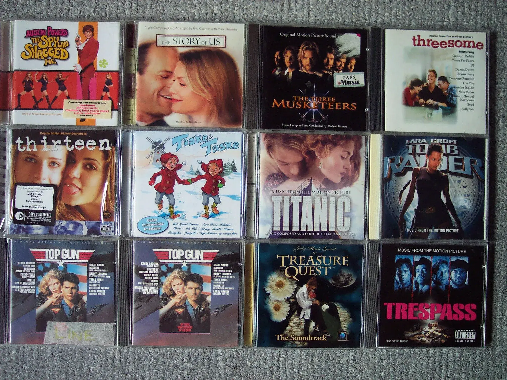 100 Film CD-SOUNDTRACKs sælges stykvis