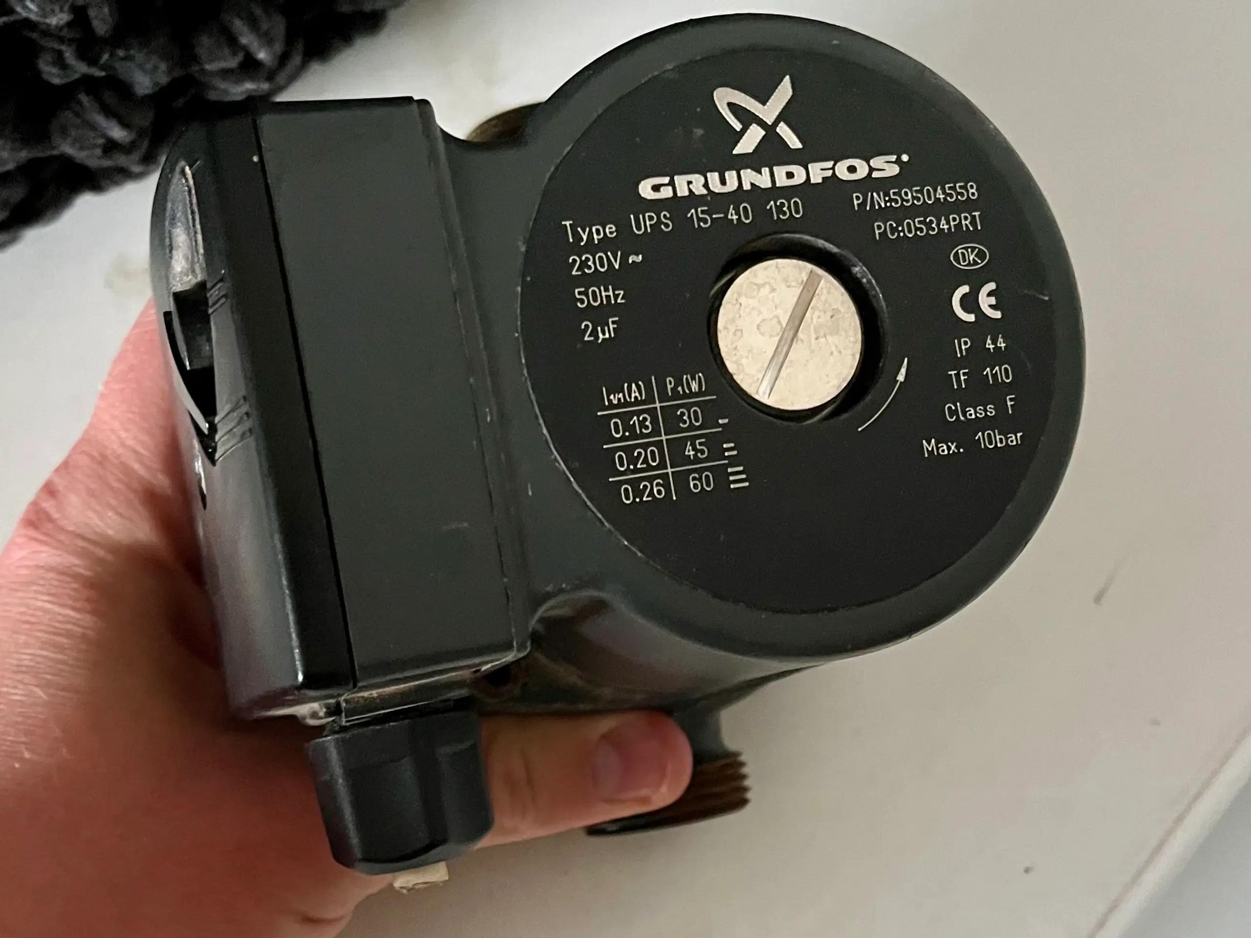 Grundfos cirkulationspumpe sælges