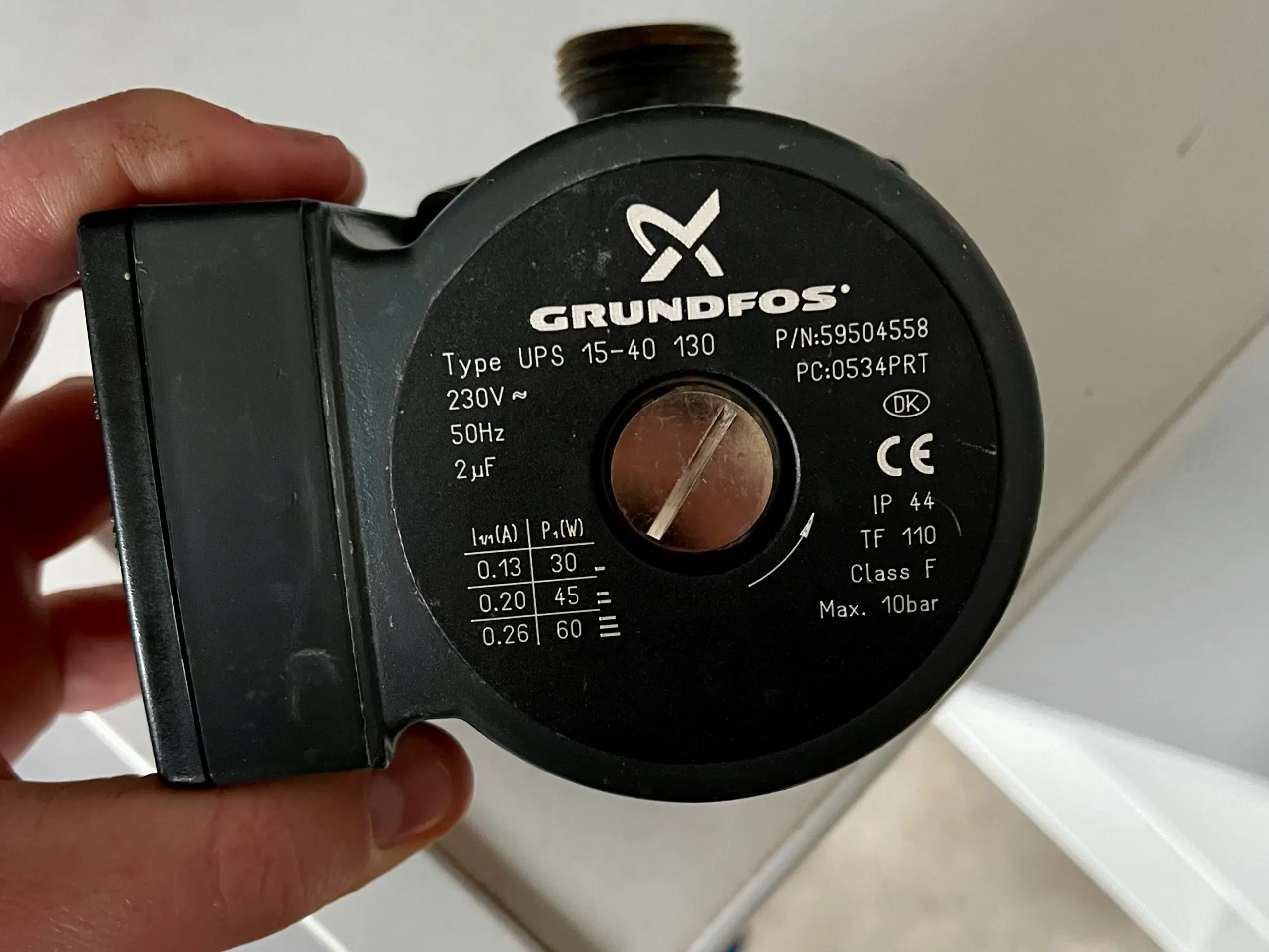 Grundfos cirkulationspumpe sælges