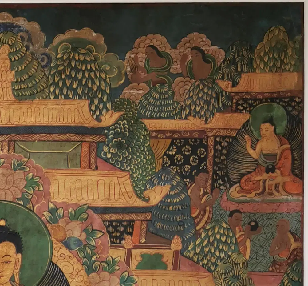 Antik Tibetansk Thangka