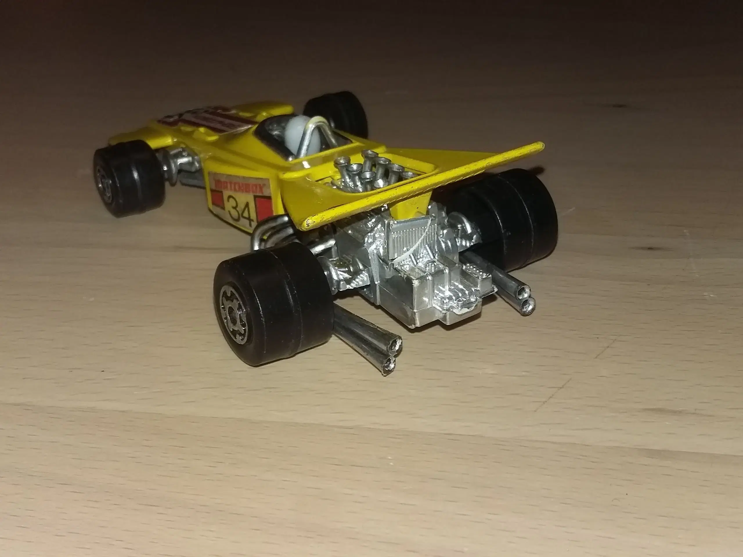 Matchbox Speed Kings gul Formel racer