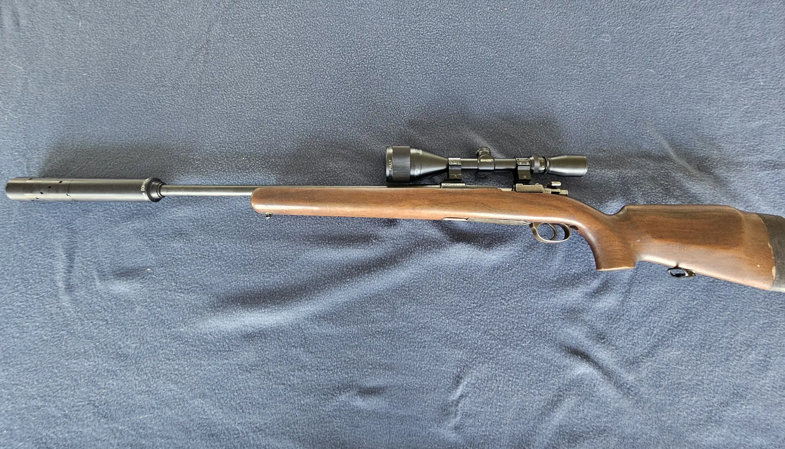 Mauser 308Win m Optik  lyddæmper sælges