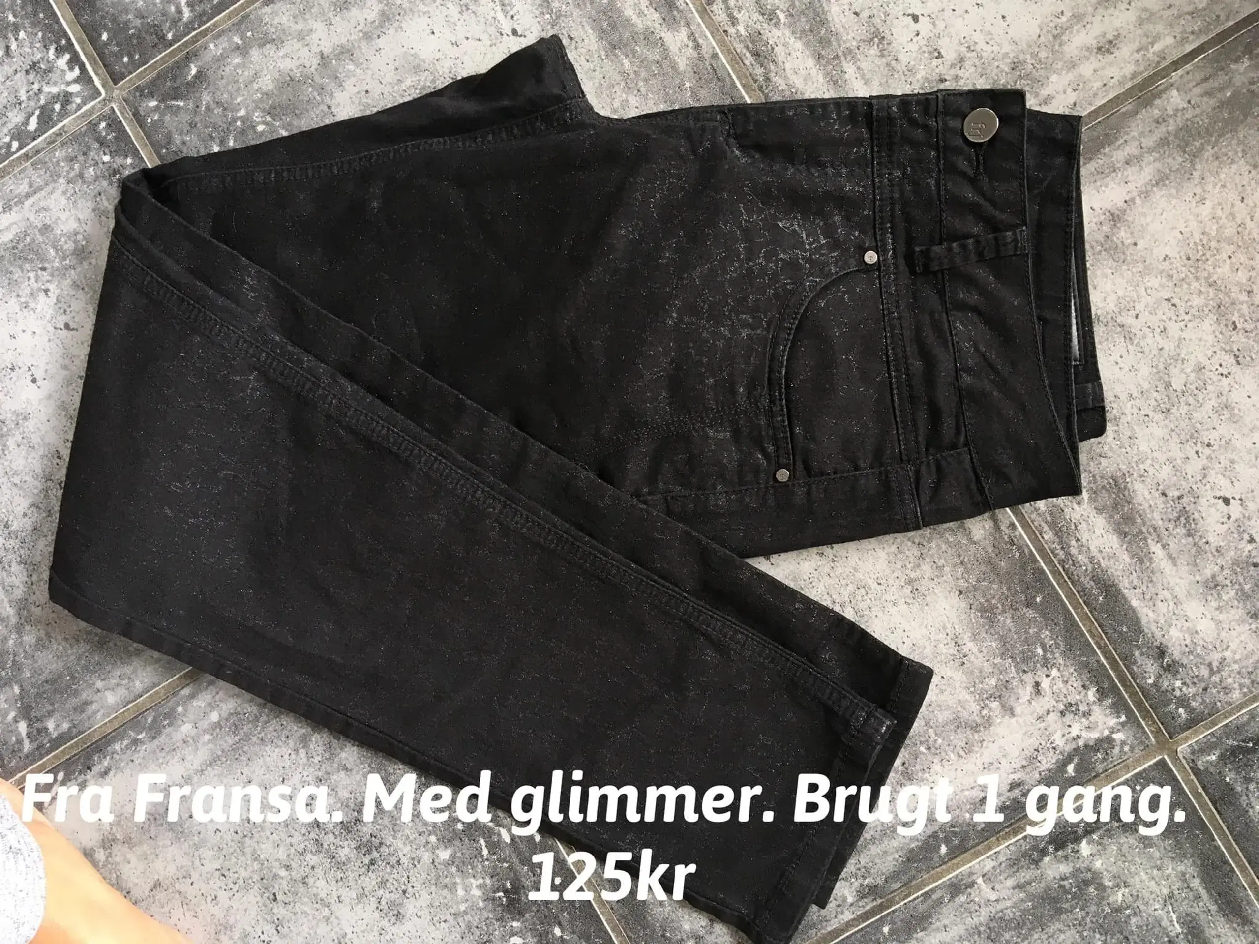 fede Sorte glimmer jeans