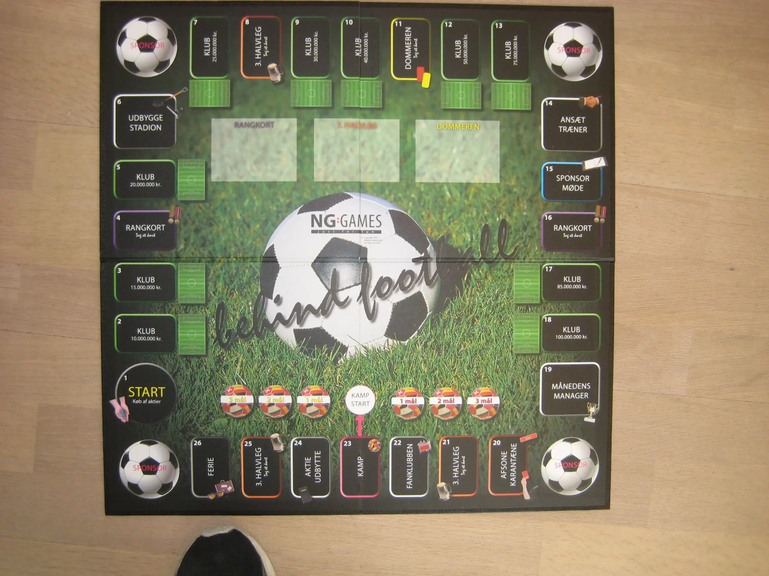 Brætspil - Behind Football