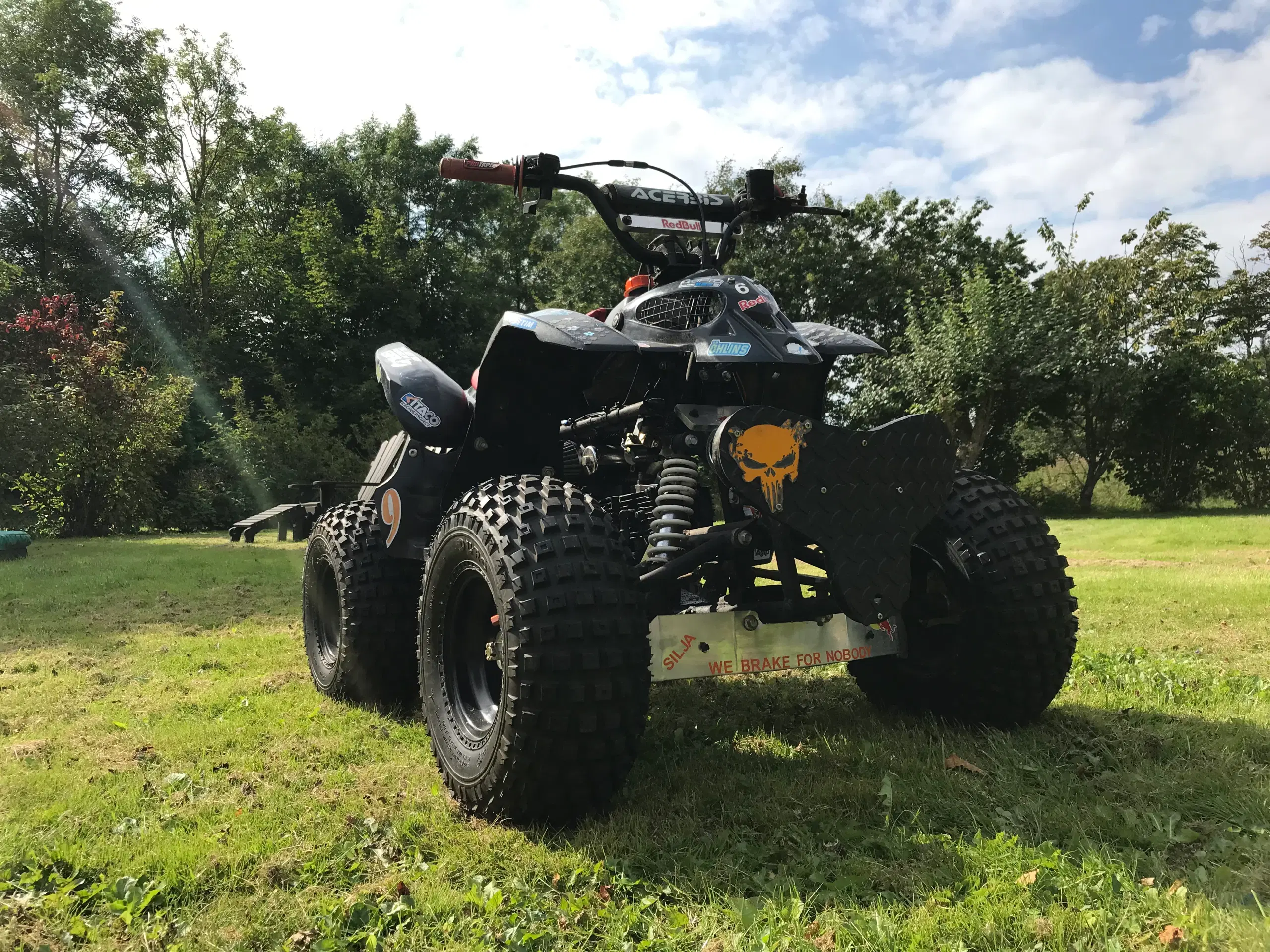 Fin ATV byttes med 2 hjulet crosser