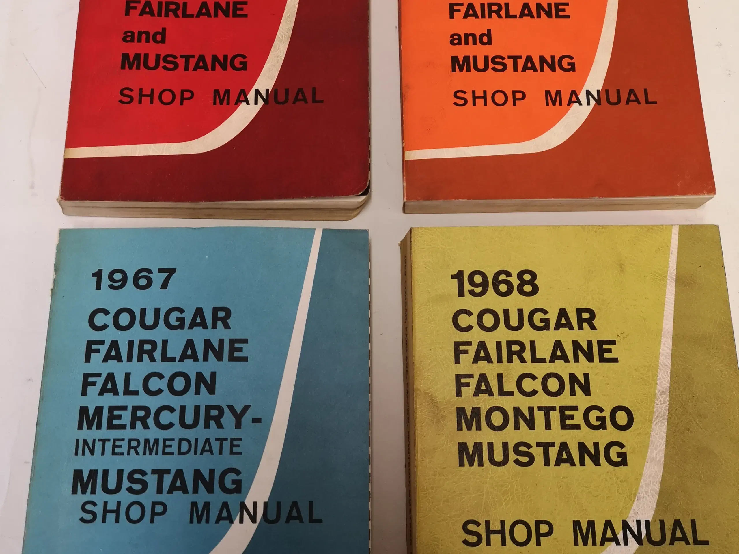 Ford shopmanuals 1965 - 1968 ny pris