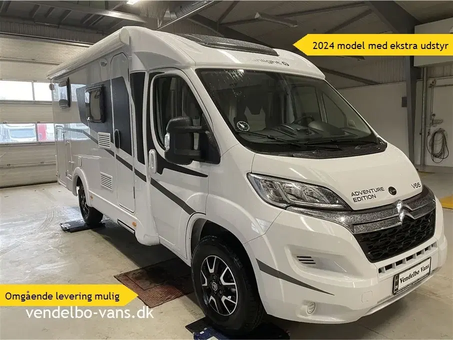 2024 - SunLight VAN V66 Adventure Edit   Sunlight Van en hybrid mellem camper van og en traditionel autocamper