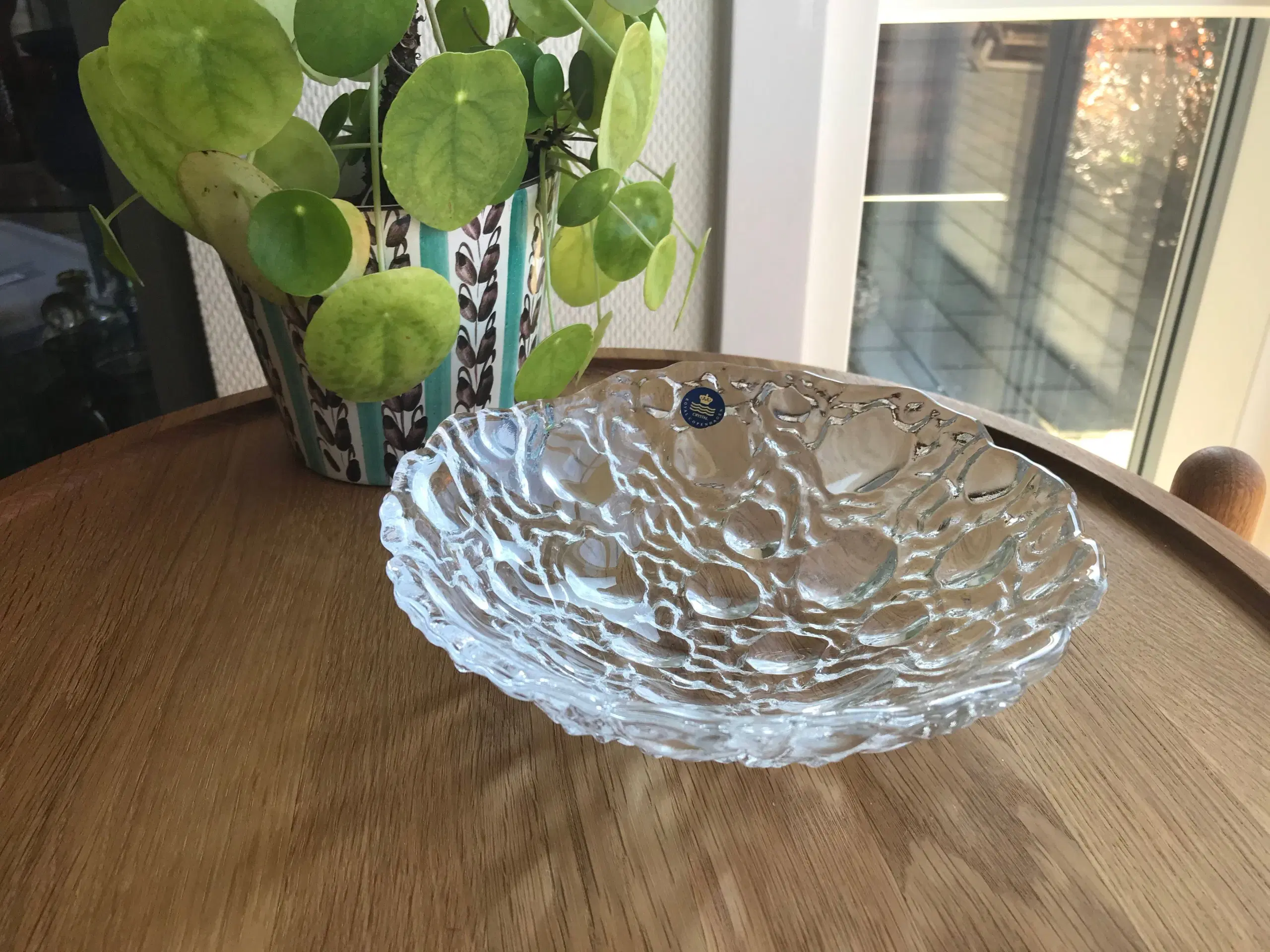 Crystalfad/skål  fra Royal Copenhagen