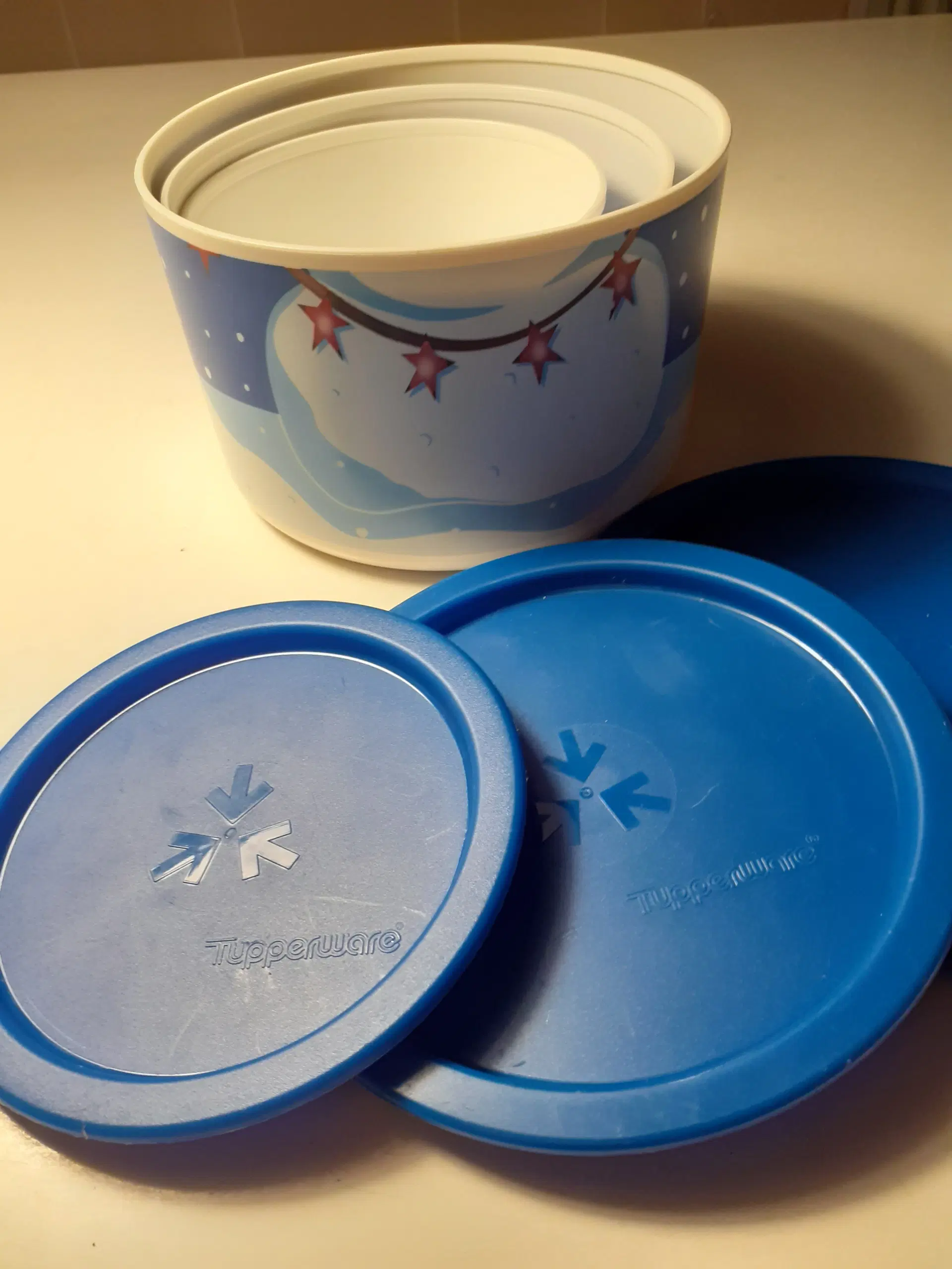 Tupperware småkagedåser