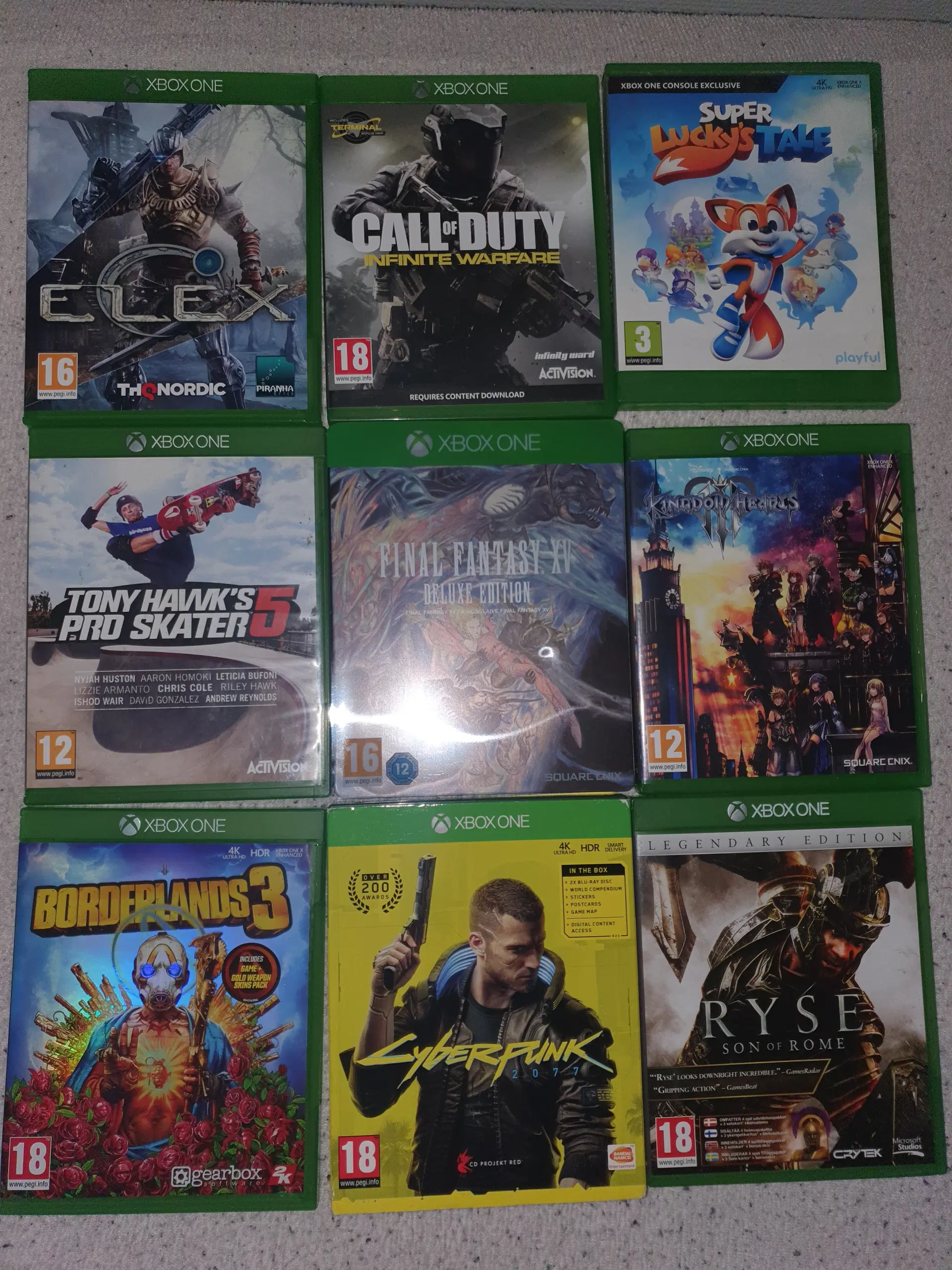 21 Xbox One Spil solgt