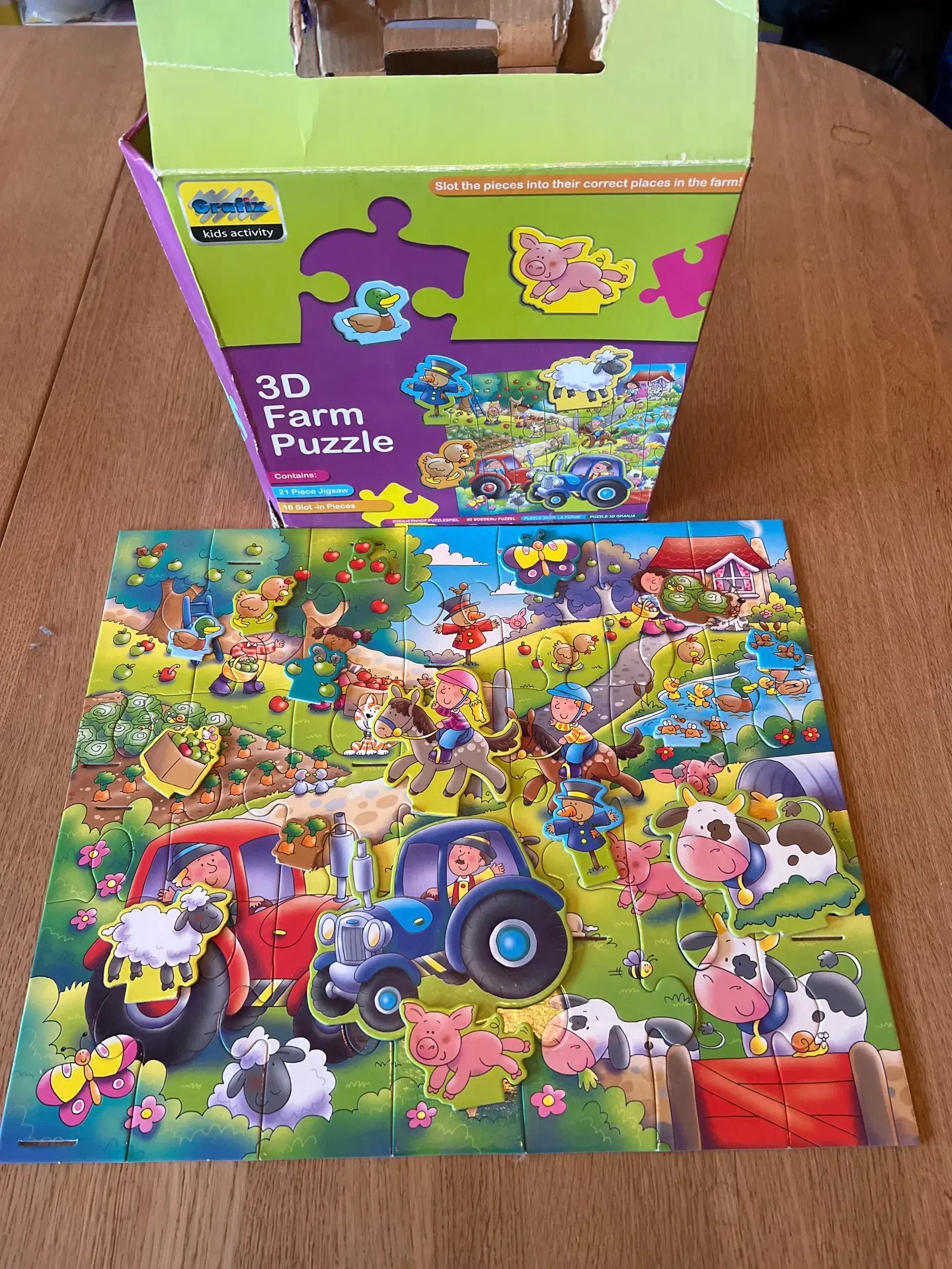 3D Farm Puzzle