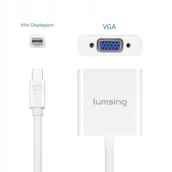 Mini Display Port til / to VGA 1920 x 12