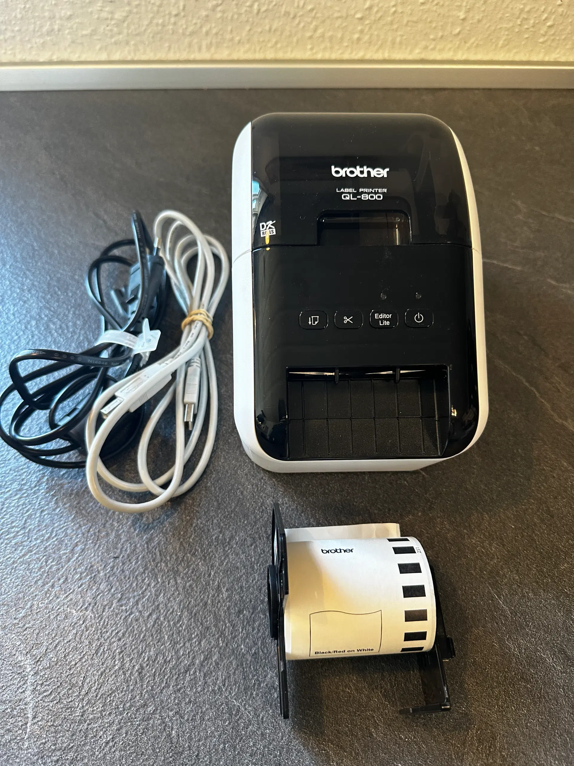 Brother QL-800 Label Printer med 4 nye pakker