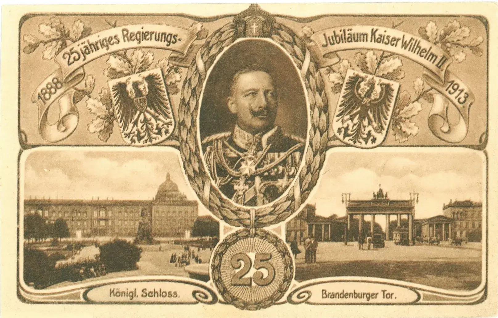 Den tyske kejser Wilhelm II 1913