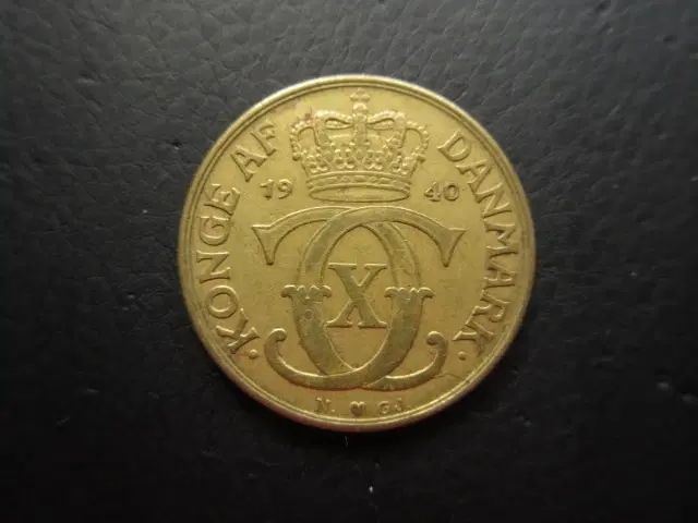 2 kroner 1940 detaljeret eksemplar