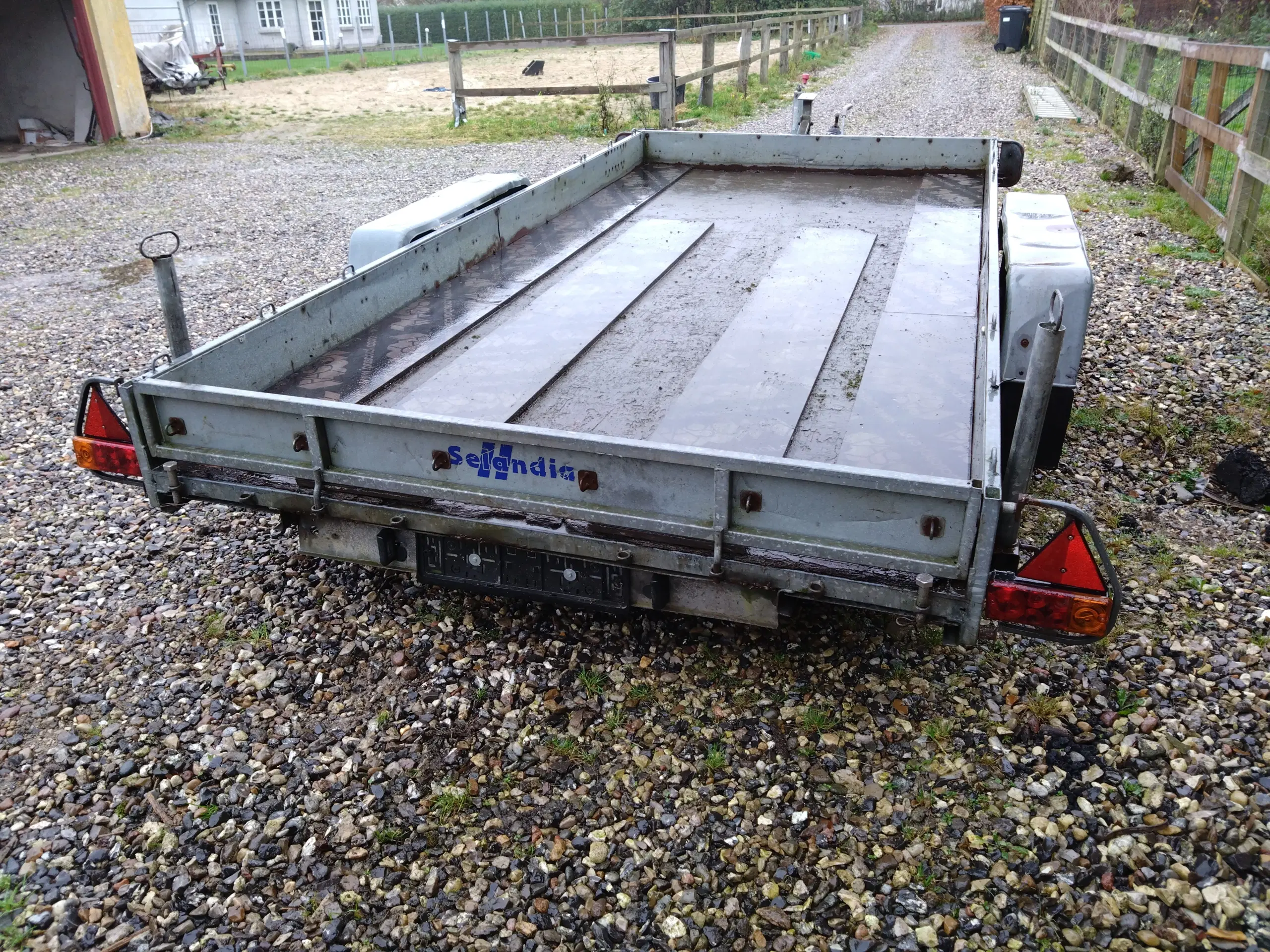 Maskintrailer/autotrailer