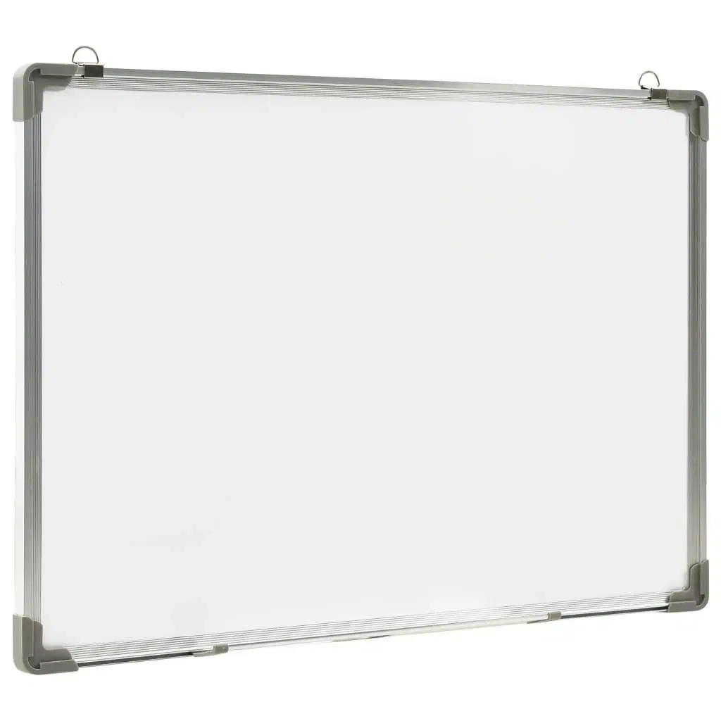 Magnetisk whiteboard 90x60 cm stål hvid